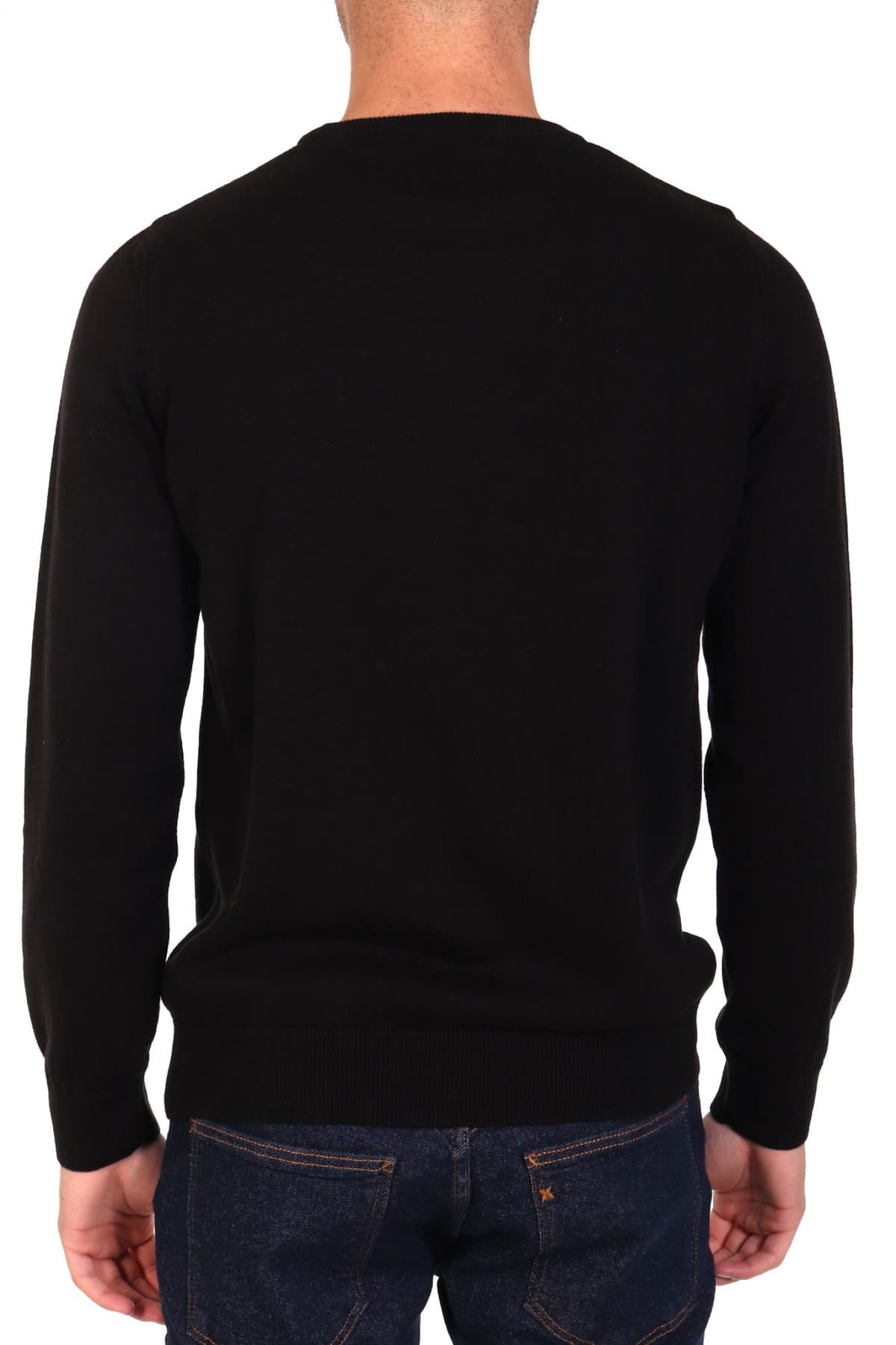 DORS ΠΛΕΚΤΟ CREWNECK LOGO ΜΑΥΡΟ