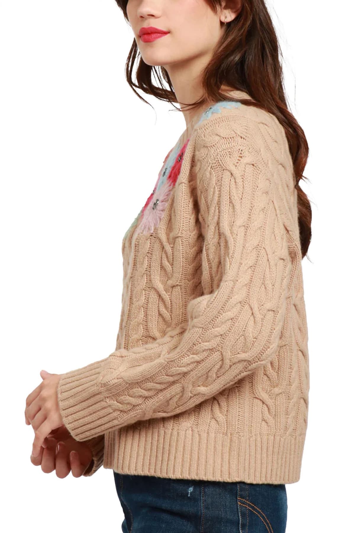 MAX MARA WEEKEND ΠΛΕΚΤΟ SASIA ΚΕΝΤΗΜΑ ΚΑΜΕΛ