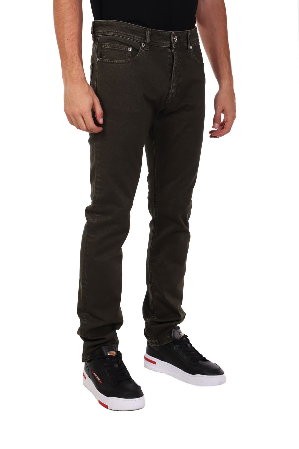 KARL LAGERFELD ΠΑΝΤΕΛΟΝΙ REGULAR FIT JEANS ΧΑΚΙ