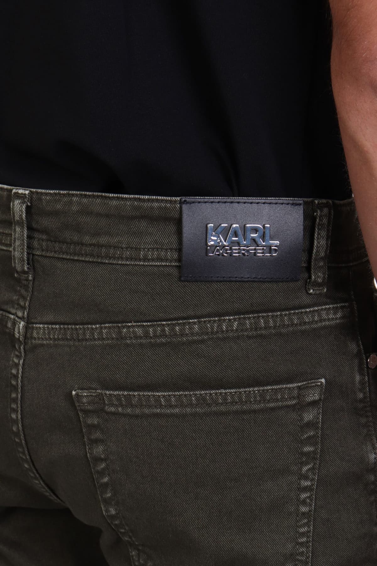 KARL LAGERFELD ΠΑΝΤΕΛΟΝΙ REGULAR FIT JEANS ΧΑΚΙ