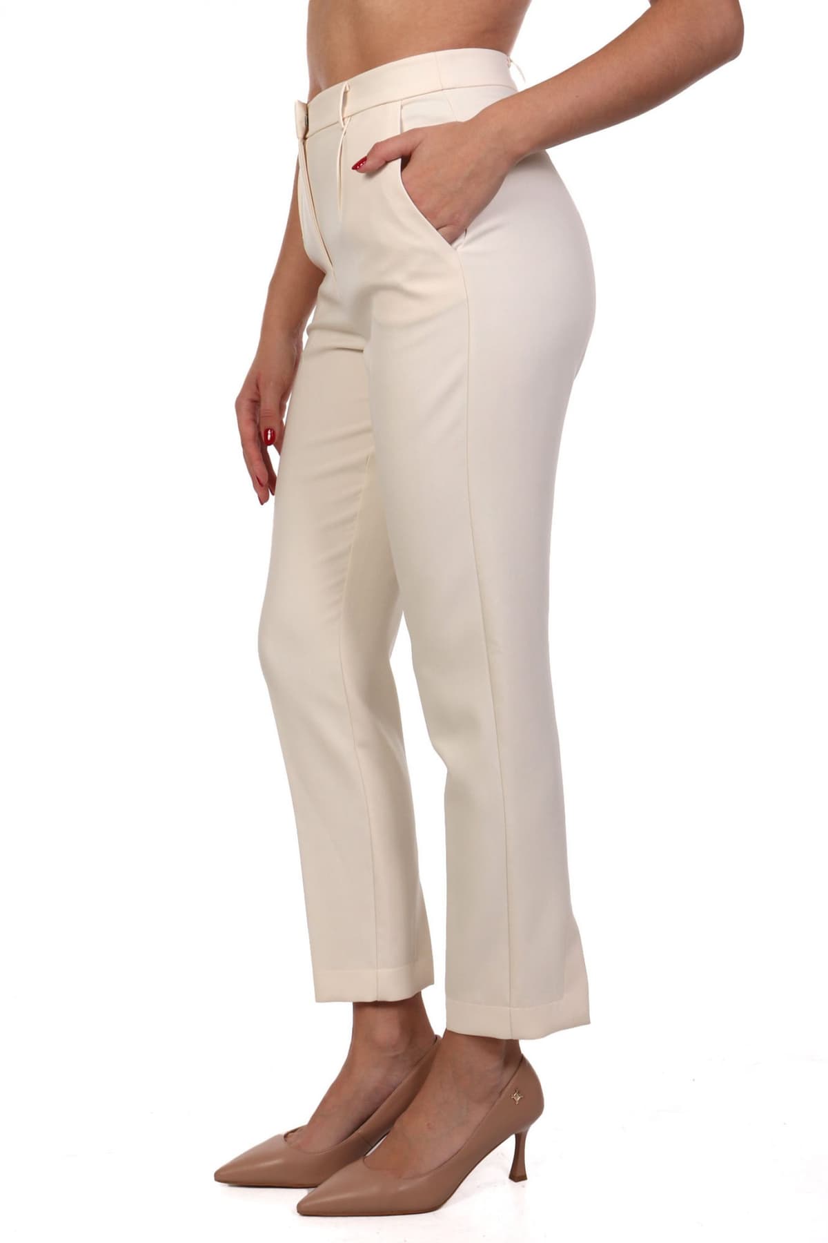 PATRIZIA PEPE ΠΑΝΤΕΛΟΝΙ CHINO ΤΣΕΠΕΣ ΕΚΡΟΥ