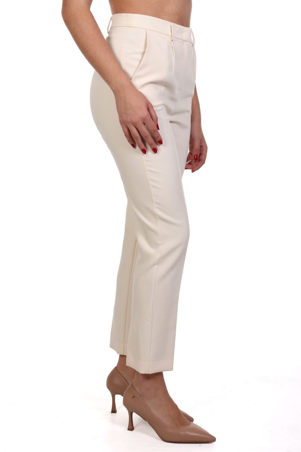 PATRIZIA PEPE ΠΑΝΤΕΛΟΝΙ CHINO ΤΣΕΠΕΣ ΕΚΡΟΥ