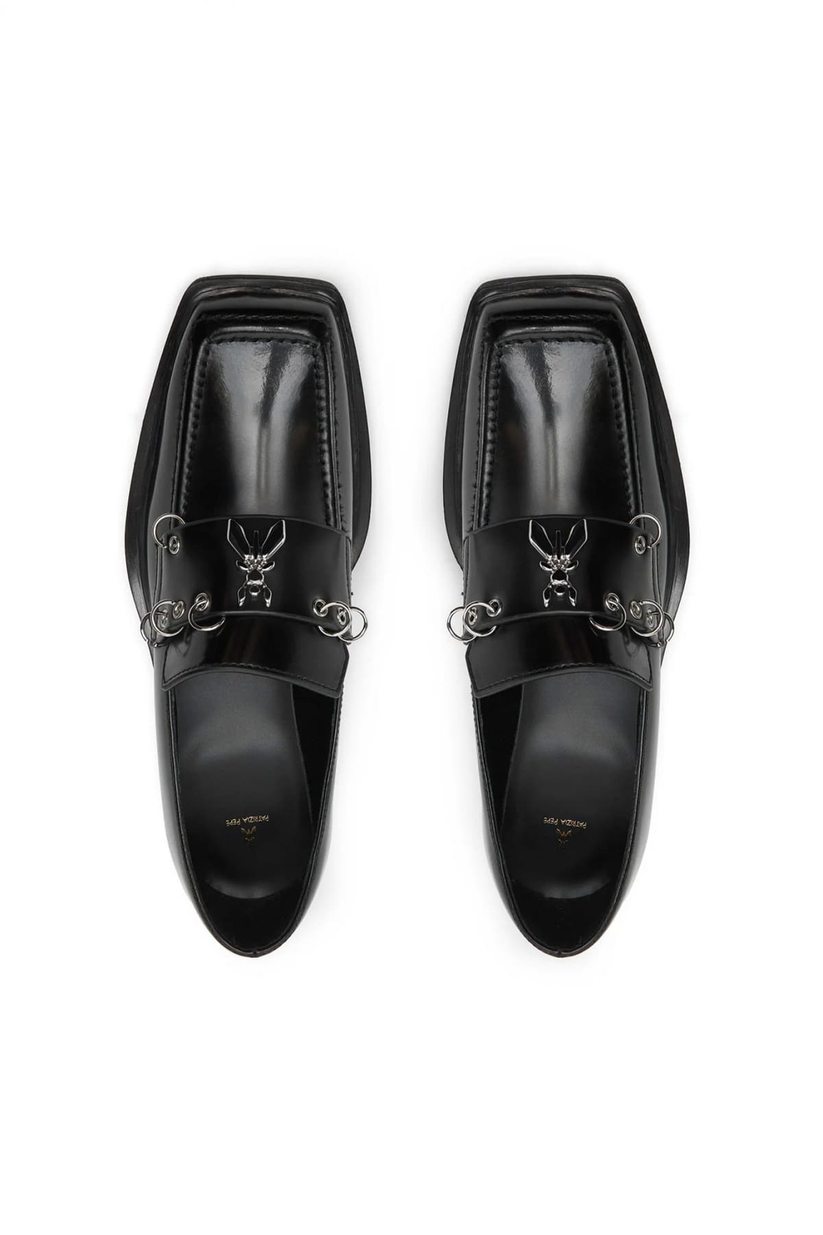 PATRIZIA PEPE ΠΑΠΟΥΤΣΙΑ ΜΟΚΑΣΙΝΙΑ ΜΑΥΡΟ