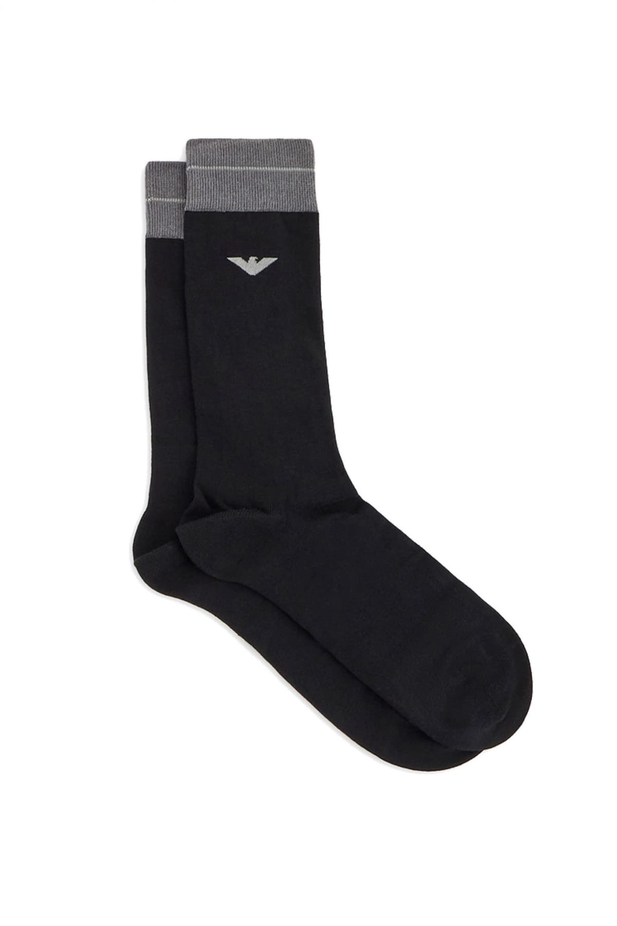 EMPORIO ARMANI ΣΕΤ ΚΑΛΤΣΤΑΚΙΑ 3PACK SHORT SOCKS ΜΑΥΡΟ-ΓΚΡΙ