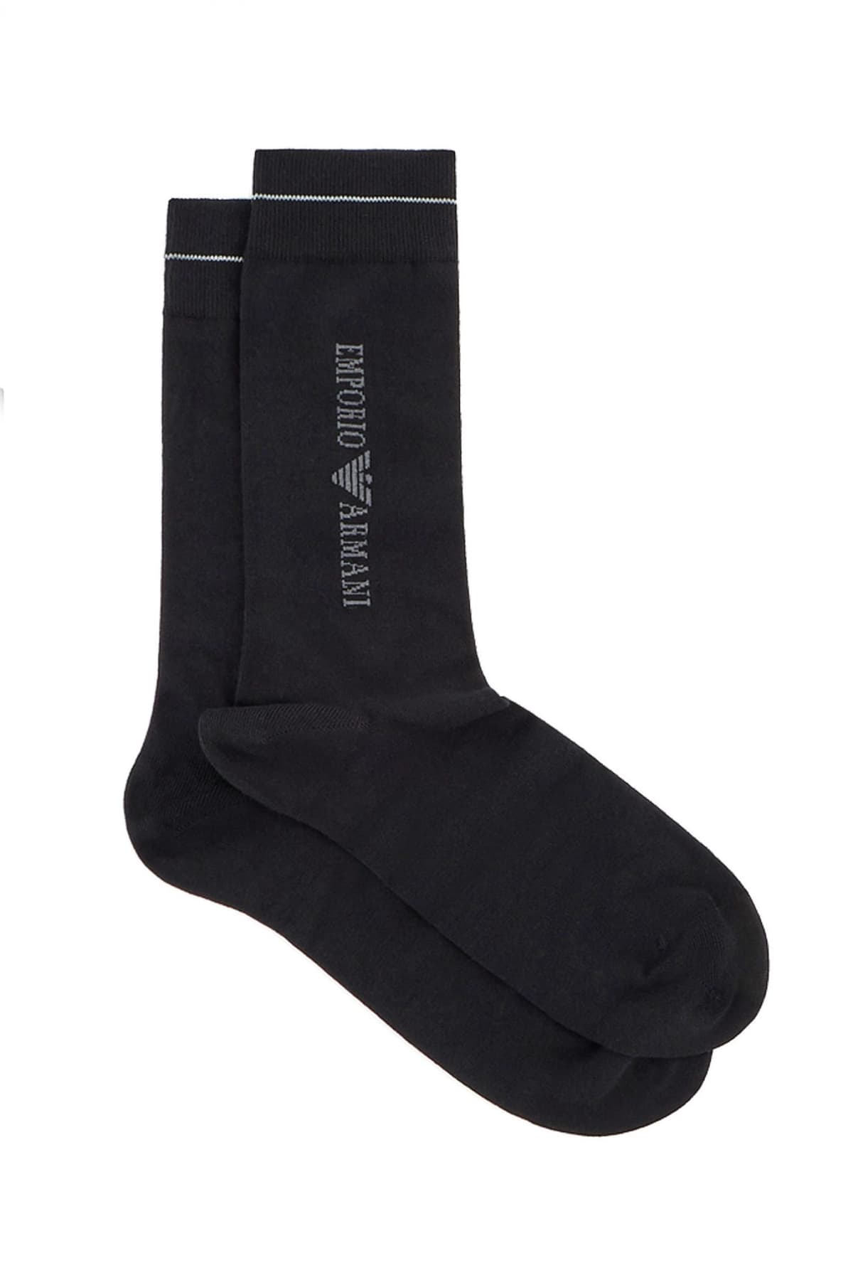 EMPORIO ARMANI ΣΕΤ ΚΑΛΤΣΤΑΚΙΑ 3PACK SHORT SOCKS ΜΑΥΡΟ-ΓΚΡΙ