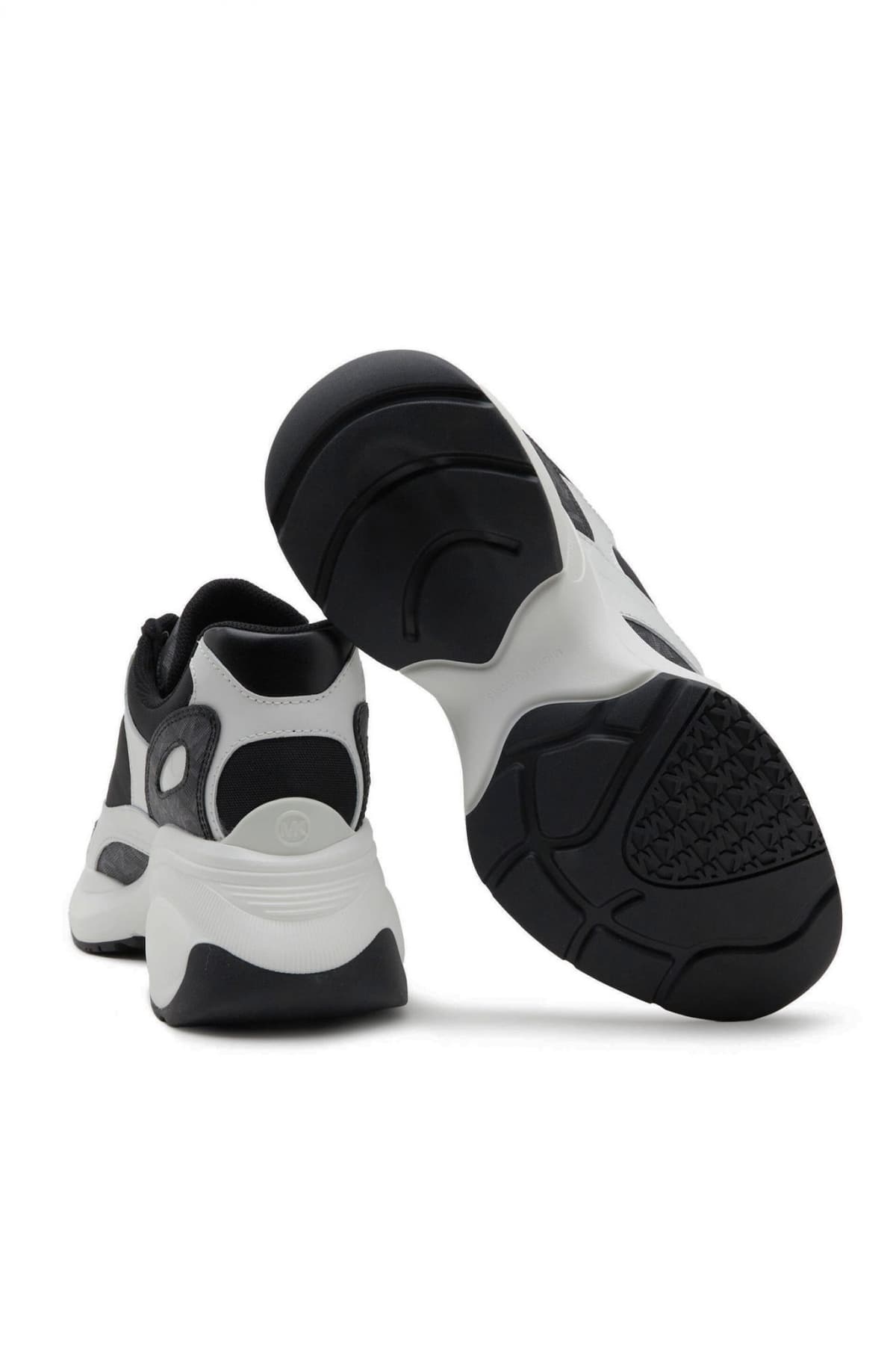 MICHAEL KORS ΠΑΠΟΥΤΣΙΑ SNEAKERS ZUMA TRAINER LOGO MAYΡΟ/ΛΕΥΚΟ