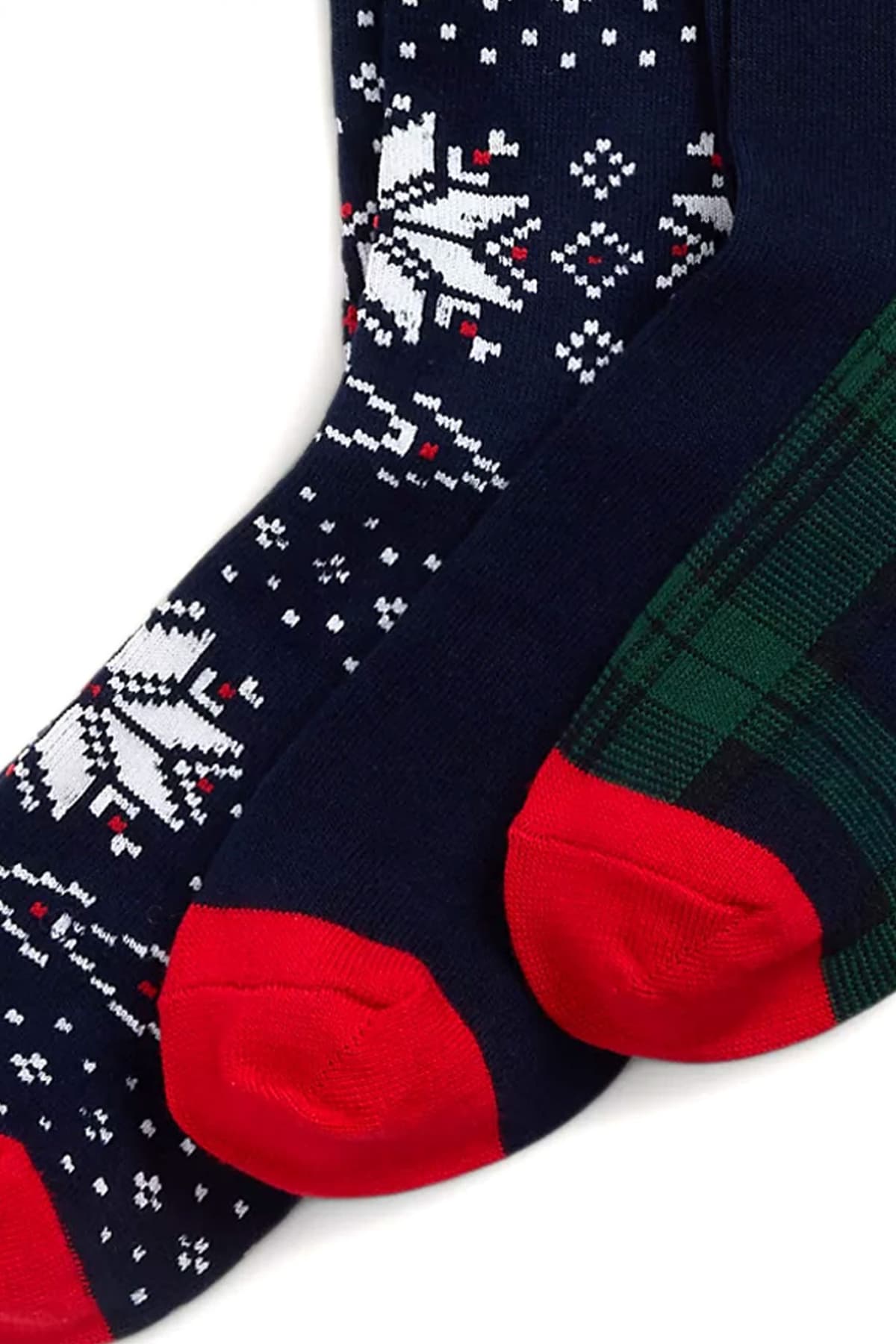 RALPH LAUREN ΚΑΛΤΣΕΣ 3 PAIRS ARCTIC BEAR GIFT BOX ΜΠΛΕ-ΠΡΑΣΙΝΟ