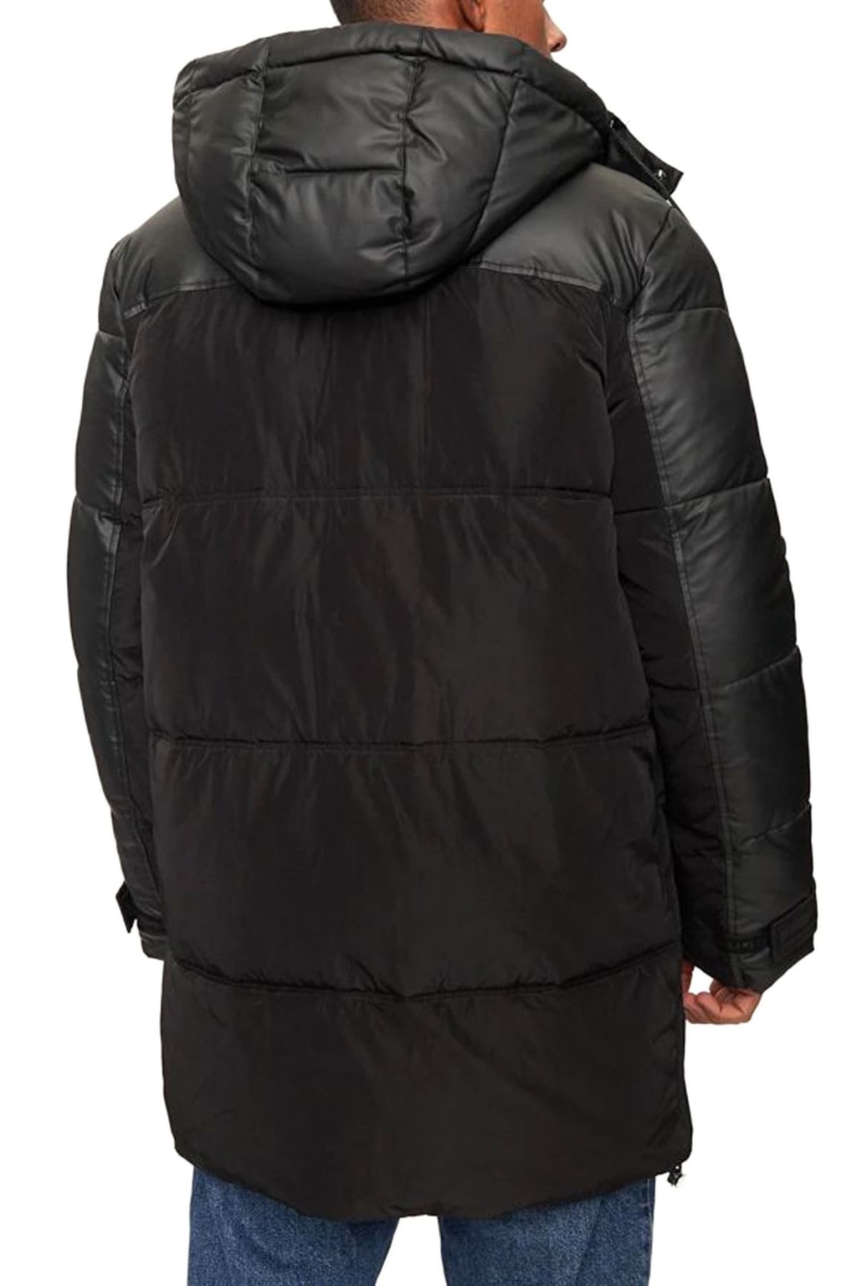 KARL LAGERFELD ΜΠΟΥΦΑΝ HOODED PARKA ΜΑΥΡΟ