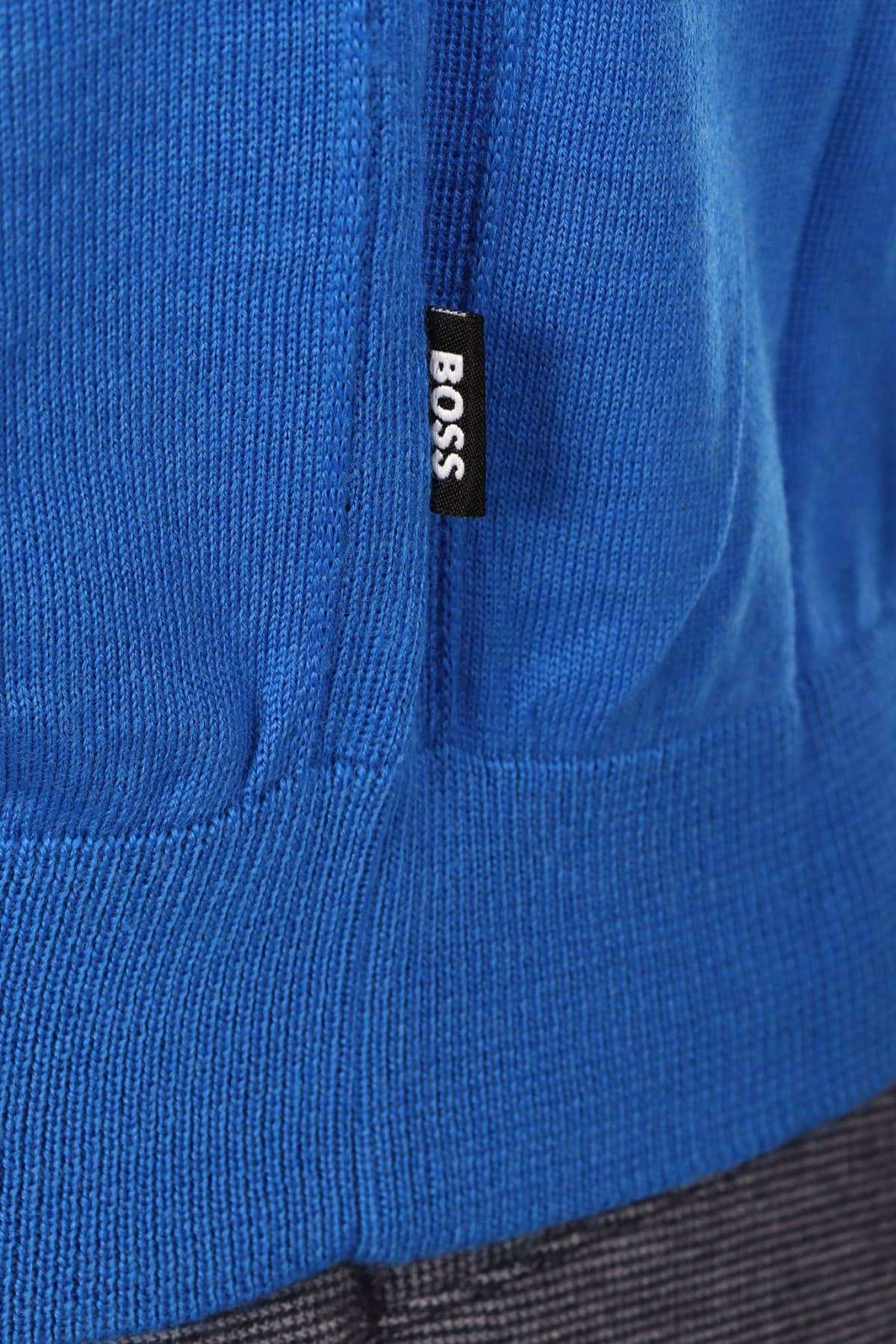 BOSS ΠΛΕΚΤΟ TURTLENECK MUSSO-P ΡΟΥΑ ΜΠΛΕ