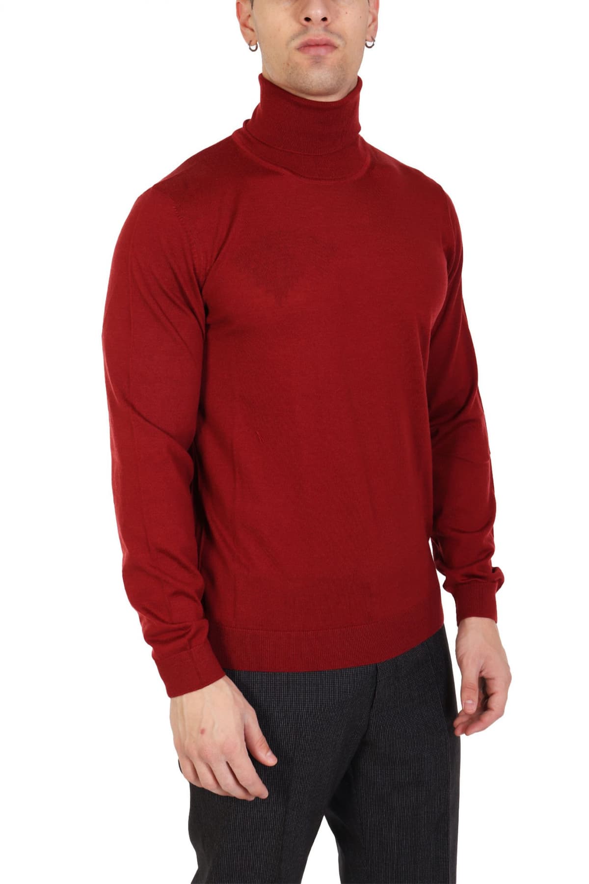 BOSS ΠΛΕΚΤΟ TURTLENECK MUSSO-P ΜΠΟΡΝΤΩ