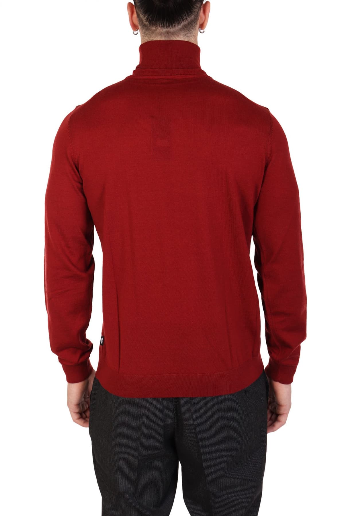 BOSS ΠΛΕΚΤΟ TURTLENECK MUSSO-P ΜΠΟΡΝΤΩ