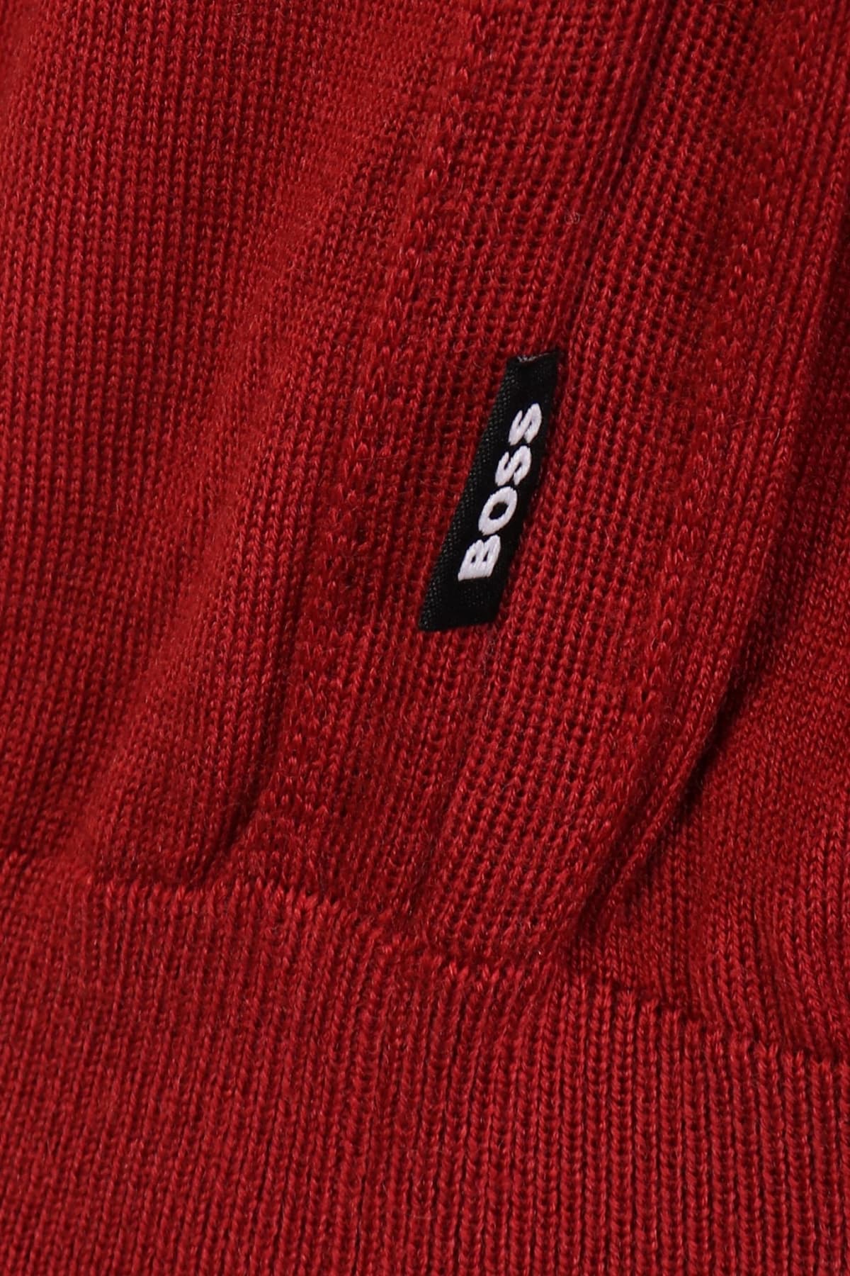 BOSS ΠΛΕΚΤΟ TURTLENECK MUSSO-P ΜΠΟΡΝΤΩ