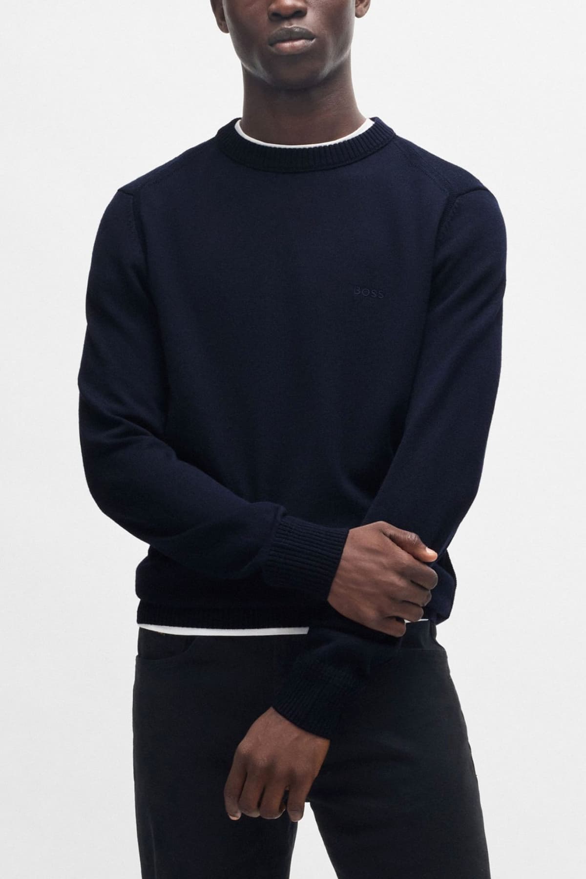 BOSS CASUAL ΠΛΕΚΤΟ ΛΟΥΠΕΤΟ AVAC M ΜΠΛΕ