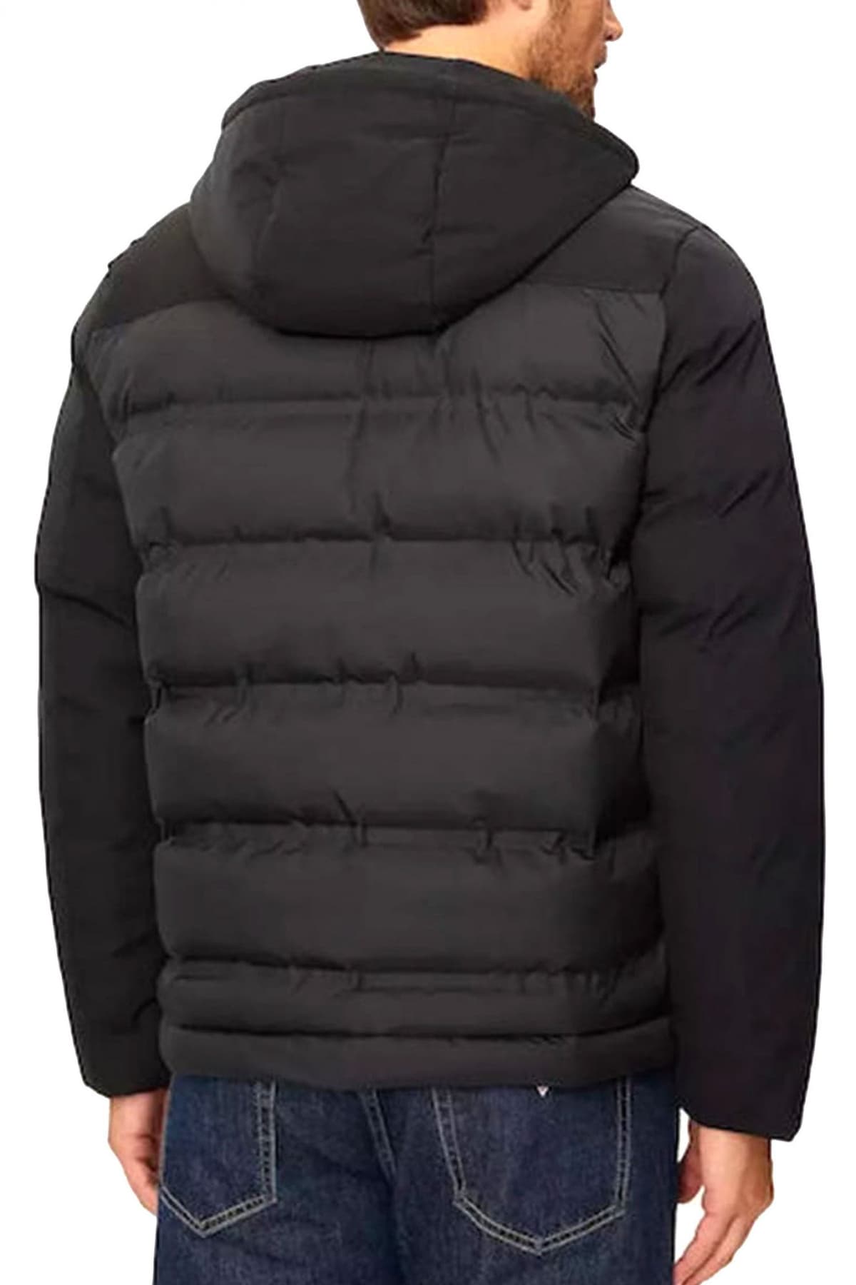 KARL LAGERFELD ΜΠΟΥΦΑΝ HOODED JACKET ΜΑΥΡΟ