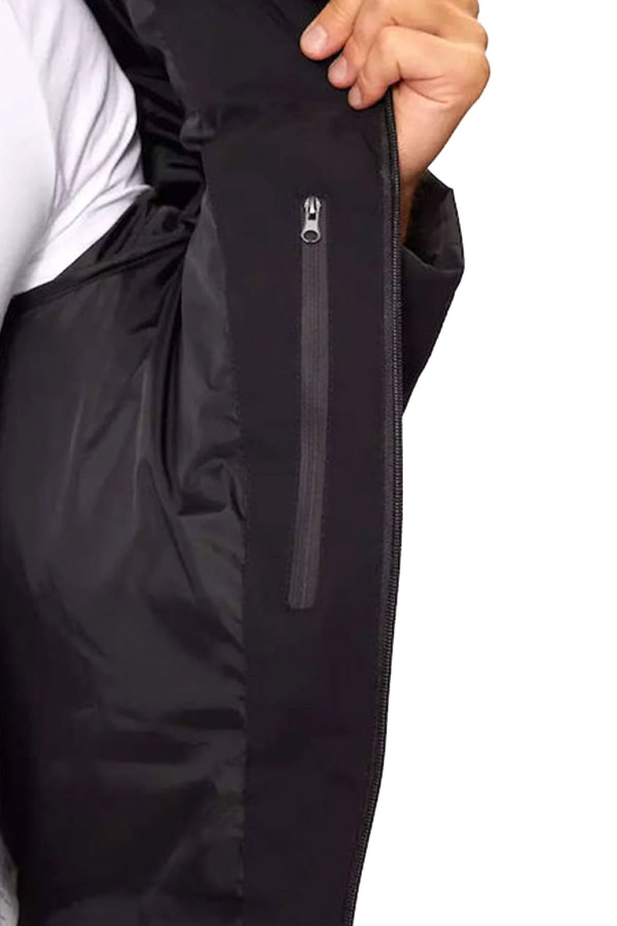 KARL LAGERFELD ΜΠΟΥΦΑΝ HOODED JACKET ΜΑΥΡΟ