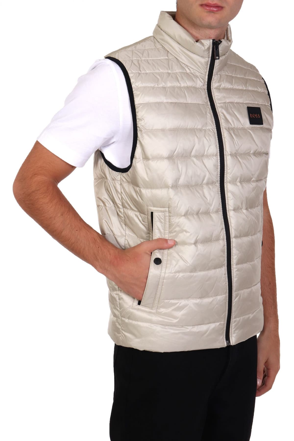 BOSS CASUAL ΜΠΟΥΦΑΝ ΦΟΥΣΚΩΤΟ ΑΜΑΝΙΚΟ ODENO1 ΜΠΕΖ