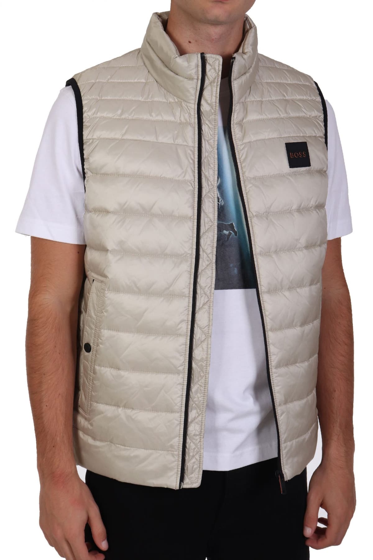 BOSS CASUAL ΜΠΟΥΦΑΝ ΦΟΥΣΚΩΤΟ ΑΜΑΝΙΚΟ ODENO1 ΜΠΕΖ