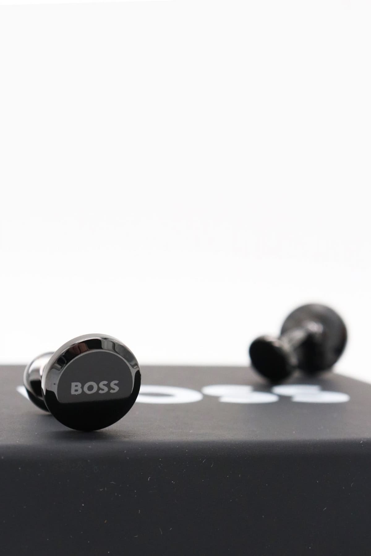 BOSS ΜΑΝΙΚΕΤΟΚΟΥΜΠΑ B-LOGOINSERT-CUF ΜΑΥΡΟ