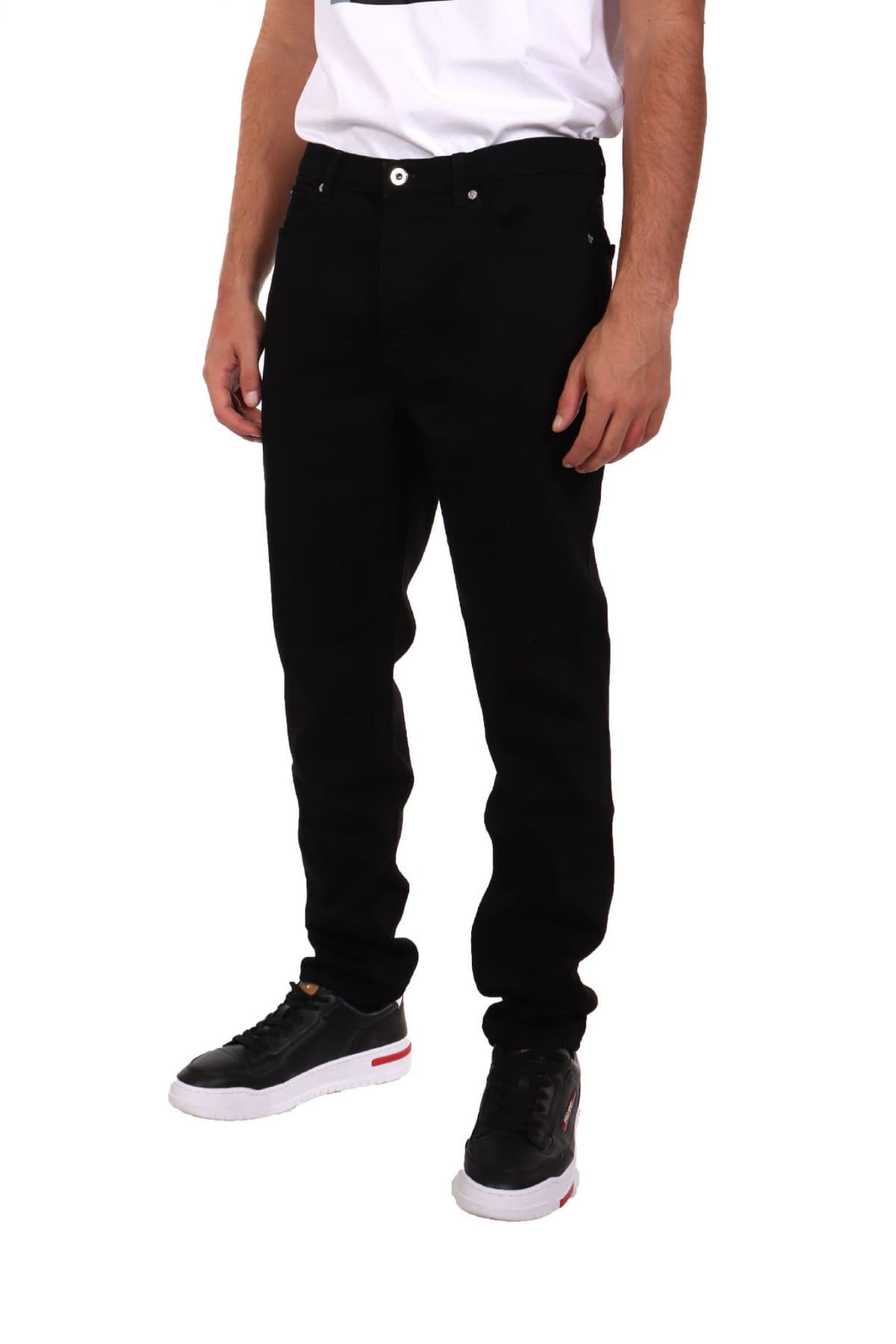 HUGO BLUE ΠΑΝΤΕΛΟΝΙ JEANS BRODY TAPERED ΜΑΥΡΟ