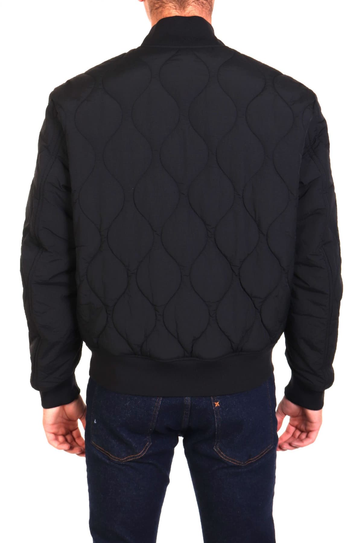 BOSS CAUAL ΜΠΟΥΦΑΝ ΦΟΥΣΚΩΤΟ BOMBER ΚΑΠΙΤΟΝΕ OSTRONG ΜΑΥΡΟ