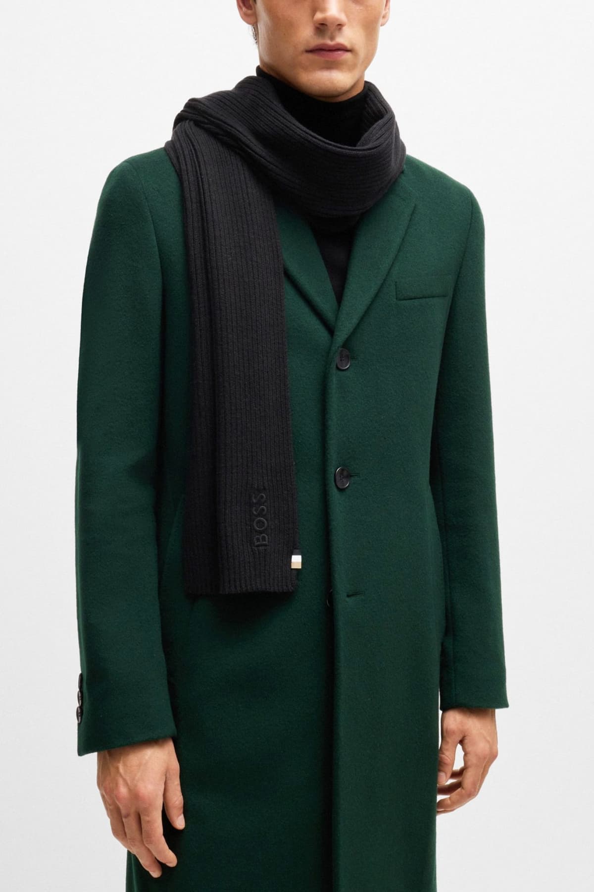 BOSS ΚΑΣΚΩΛ MAGICO R SCARF ΜΑΥΡΟ