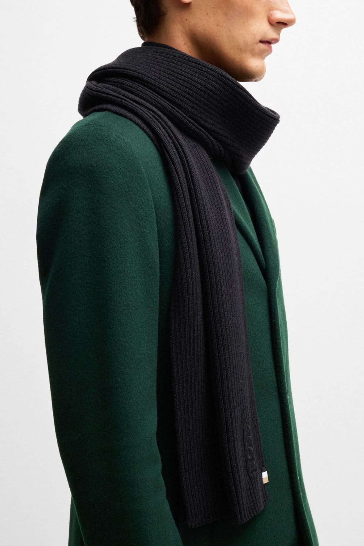 BOSS ΚΑΣΚΩΛ MAGICO R SCARF ΜΑΥΡΟ