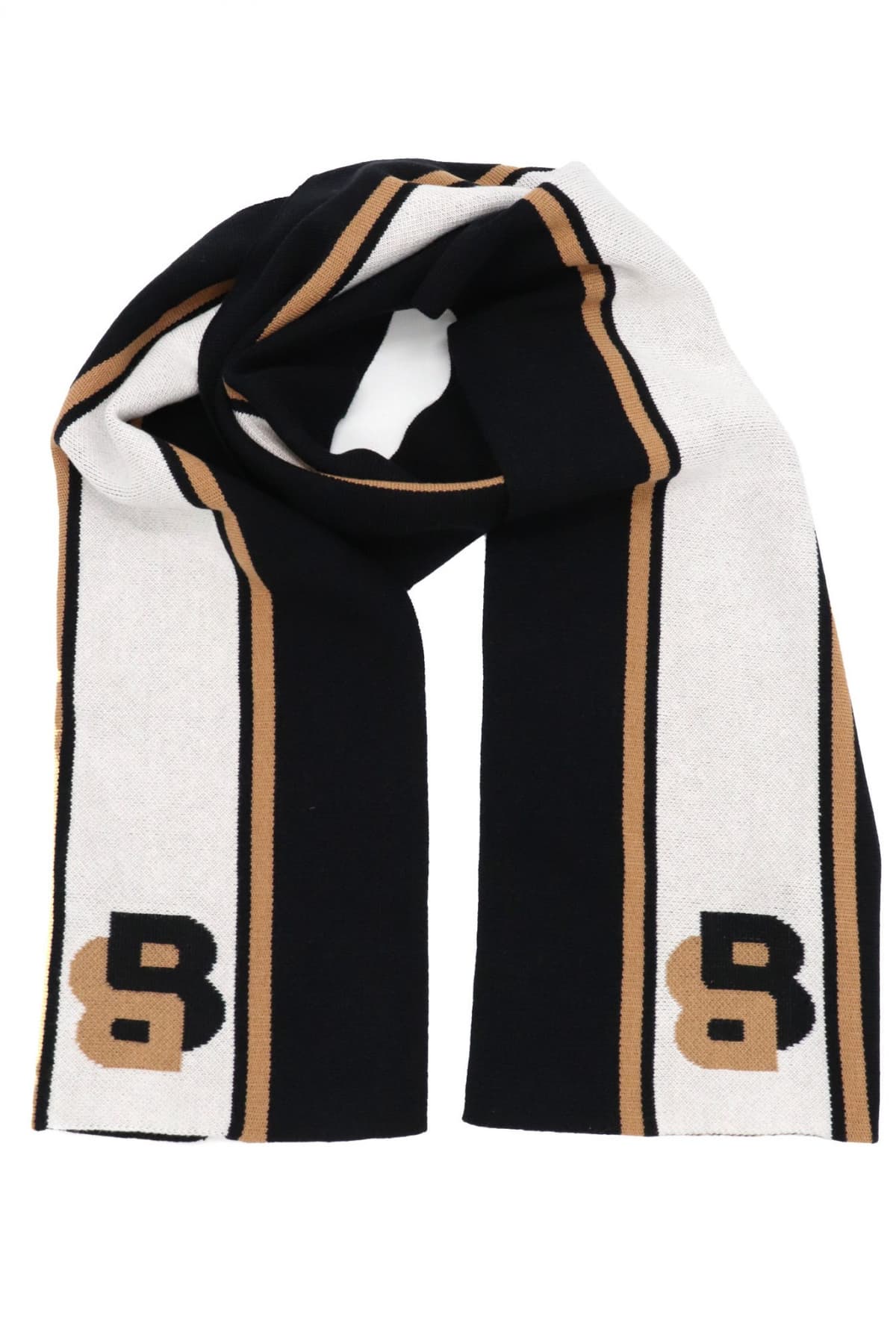 BOSS ΚΑΣΚΩΛ ELIAS_SCARF ΜΑΥΡΟ