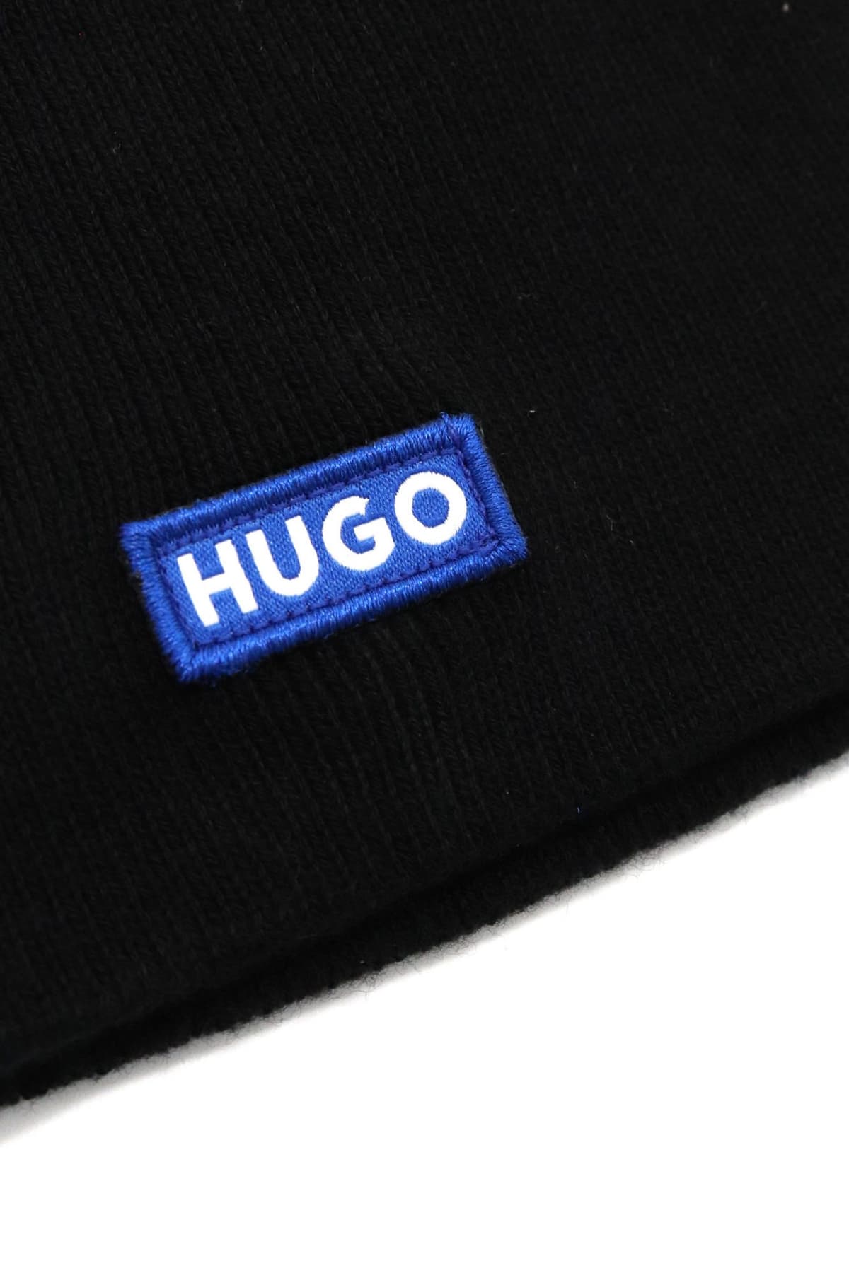 HUGO BLUE ΣΚΟΥΦΟΣ ΠΛΕΚΤΟ LOGO XOVO Β C ΜΑΥΡΟ