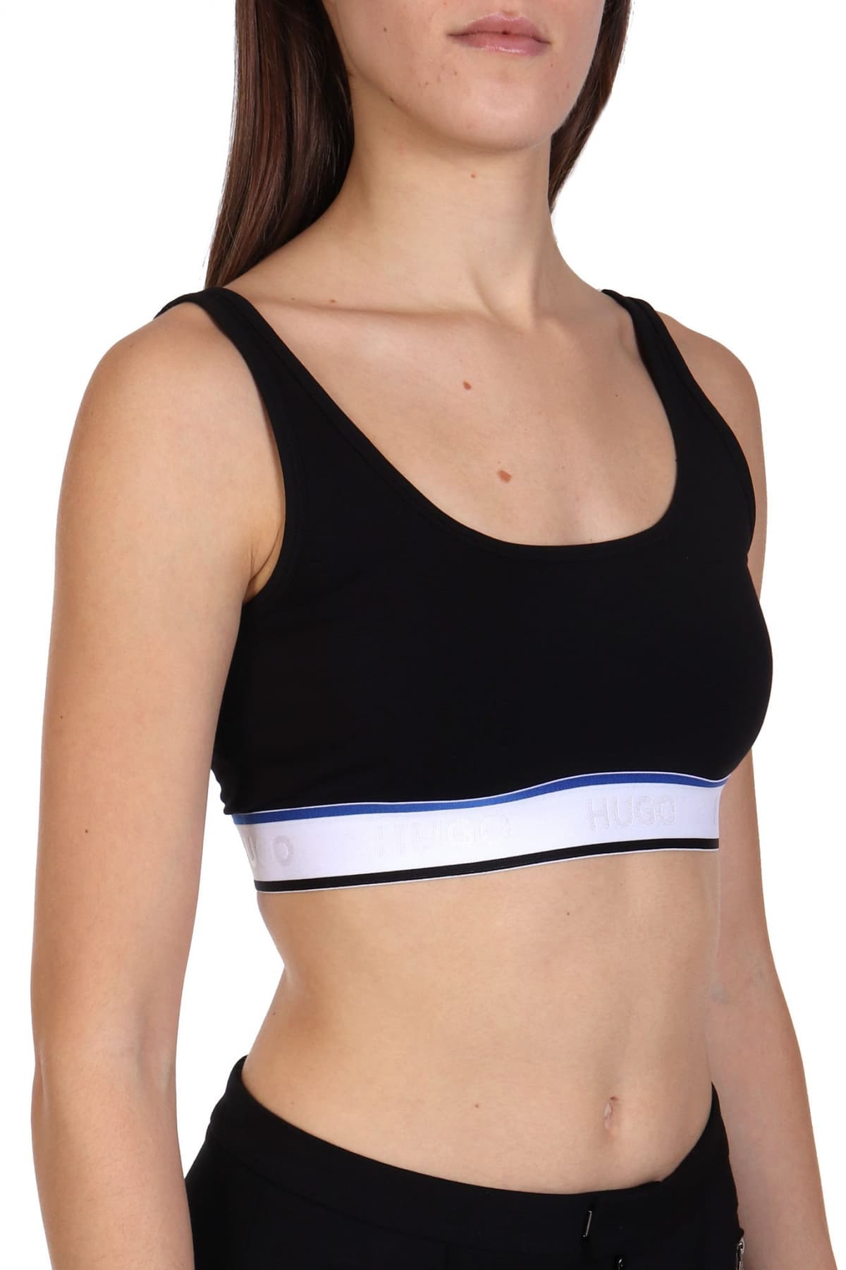 HUGO BLUE TOP BRALETTE BLUE ΛΑΣΤΙΧΟ ΜΑΥΡΟ