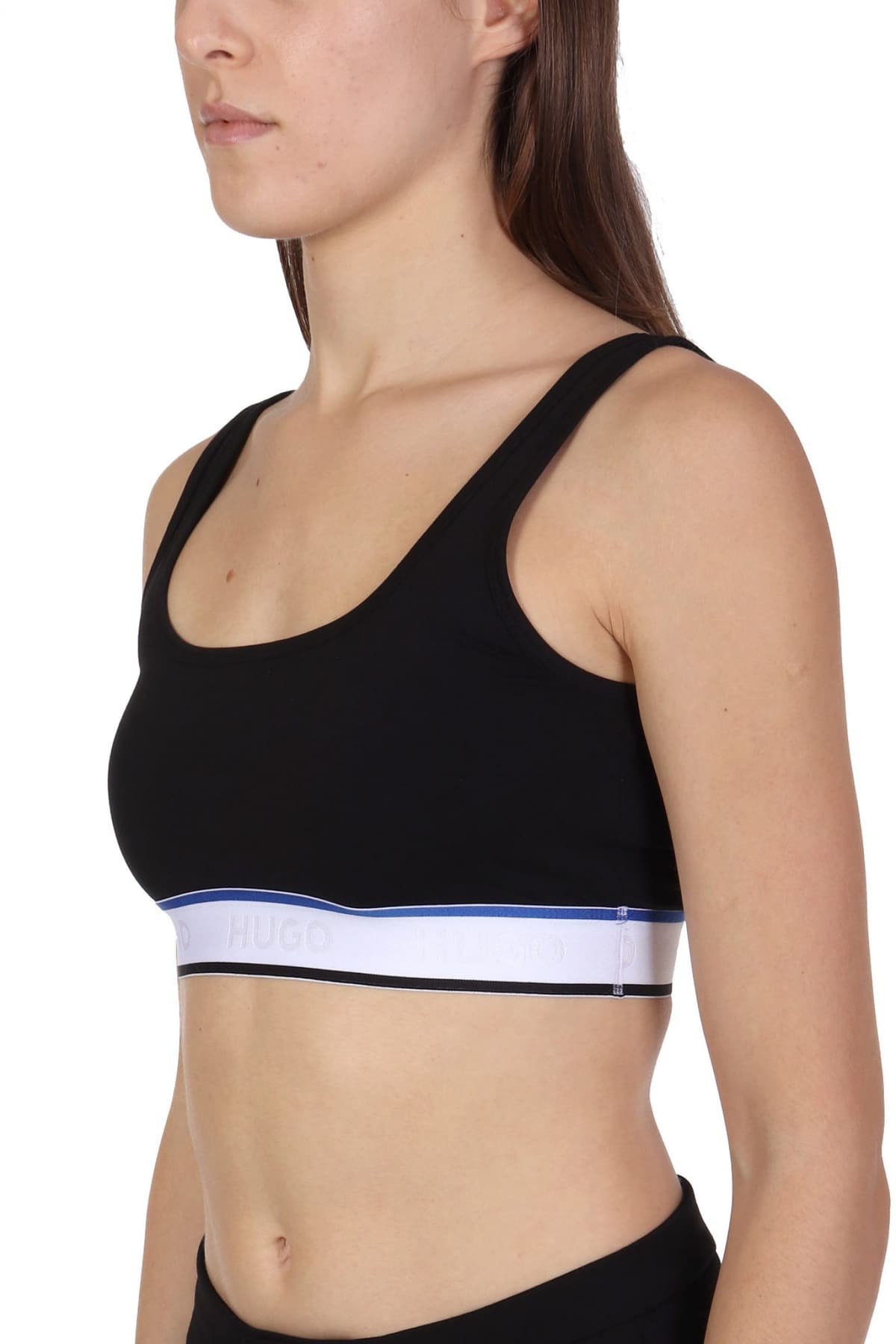 HUGO BLUE TOP BRALETTE BLUE ΛΑΣΤΙΧΟ ΜΑΥΡΟ