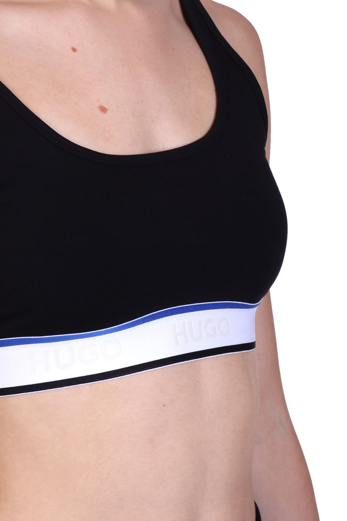 HUGO BLUE TOP BRALETTE BLUE ΛΑΣΤΙΧΟ ΜΑΥΡΟ