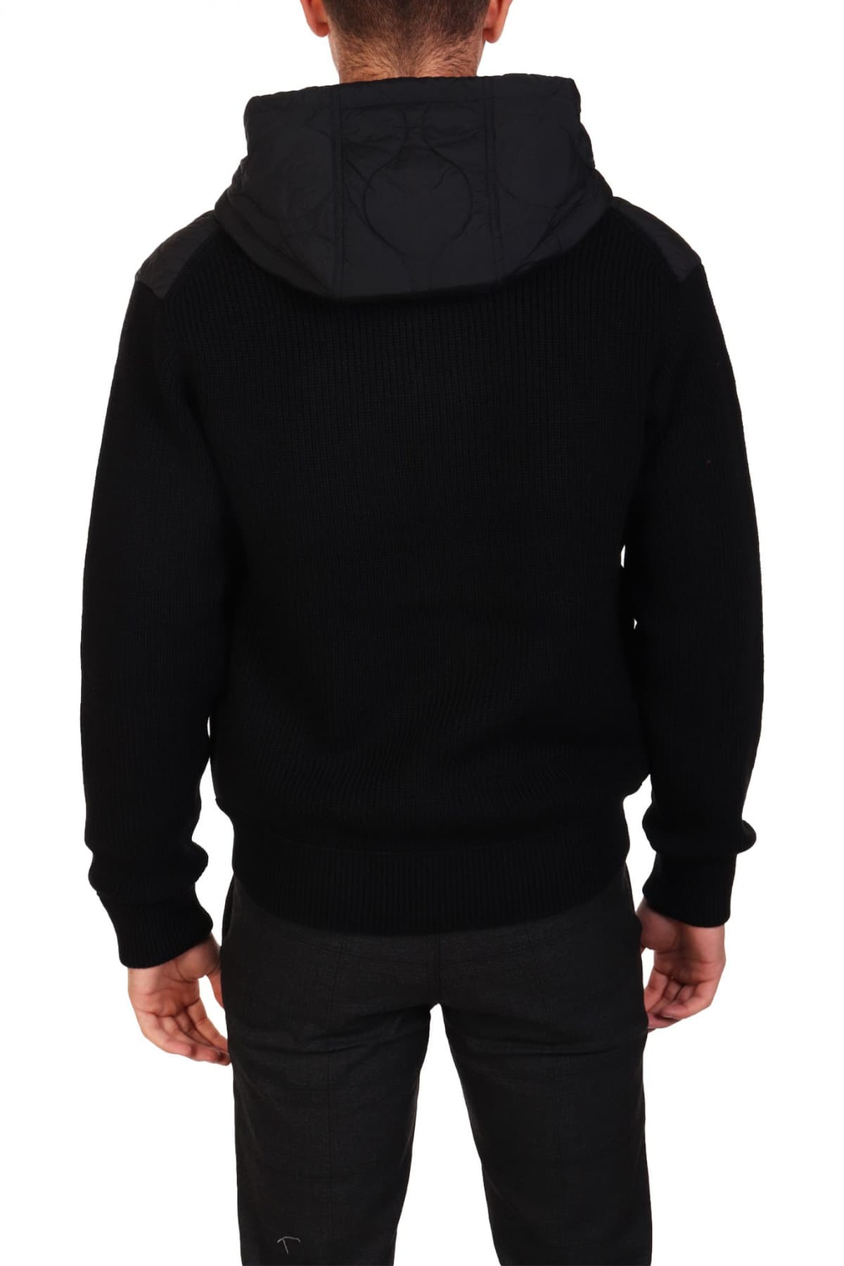 BOSS CASUAL ΜΠΟΥΦΑΝΟΖΑΚΕΤΑ HOODIE KEMINI ΜΑΥΡΟ