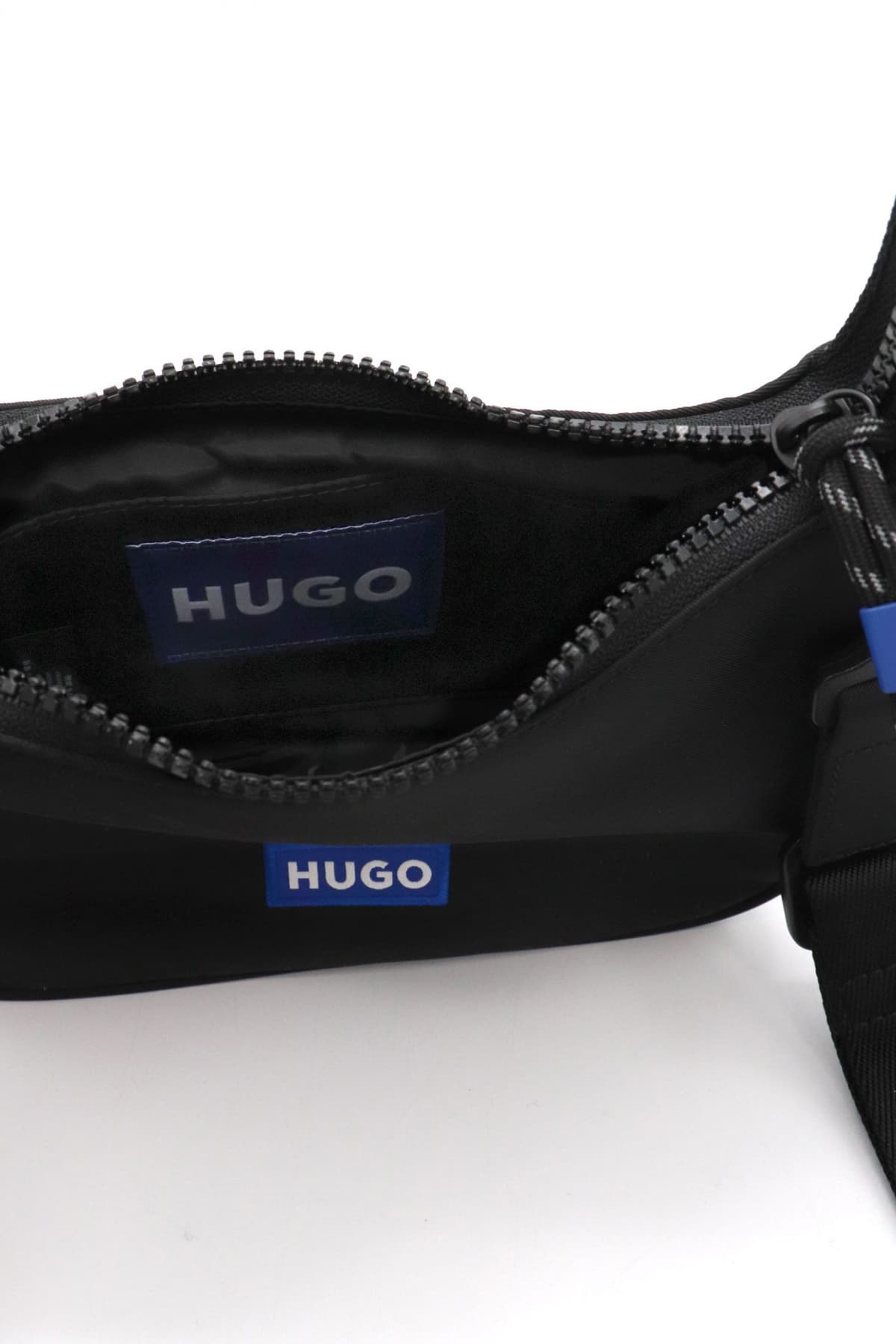 HUGO BLUE ΤΣΑΝΤΑ CROSSOBODY VYTAL 2.0_HOBO ΜΑΥΡΟ