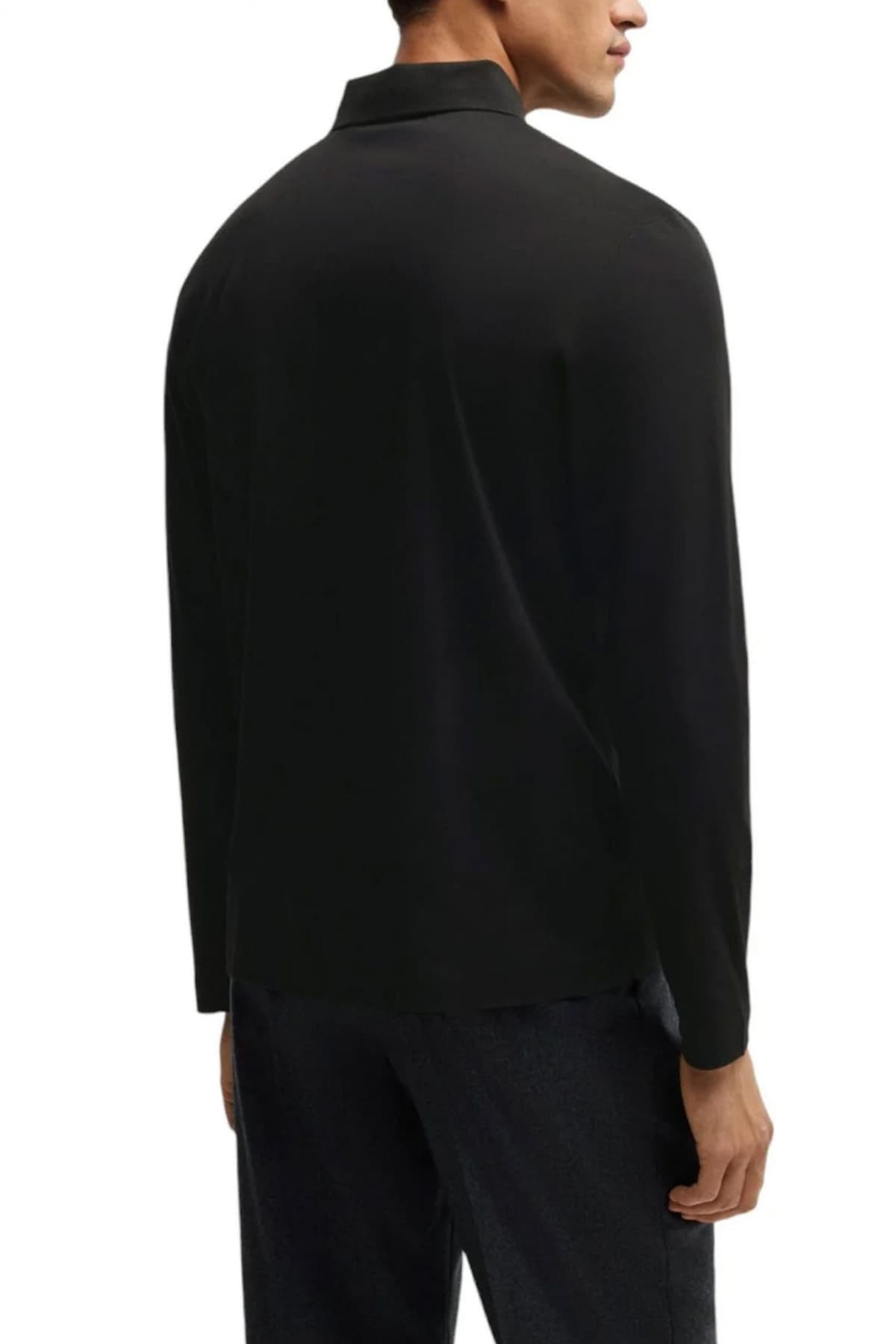 Πόλο με μακριά μανίκια BOSS C-Paley 01