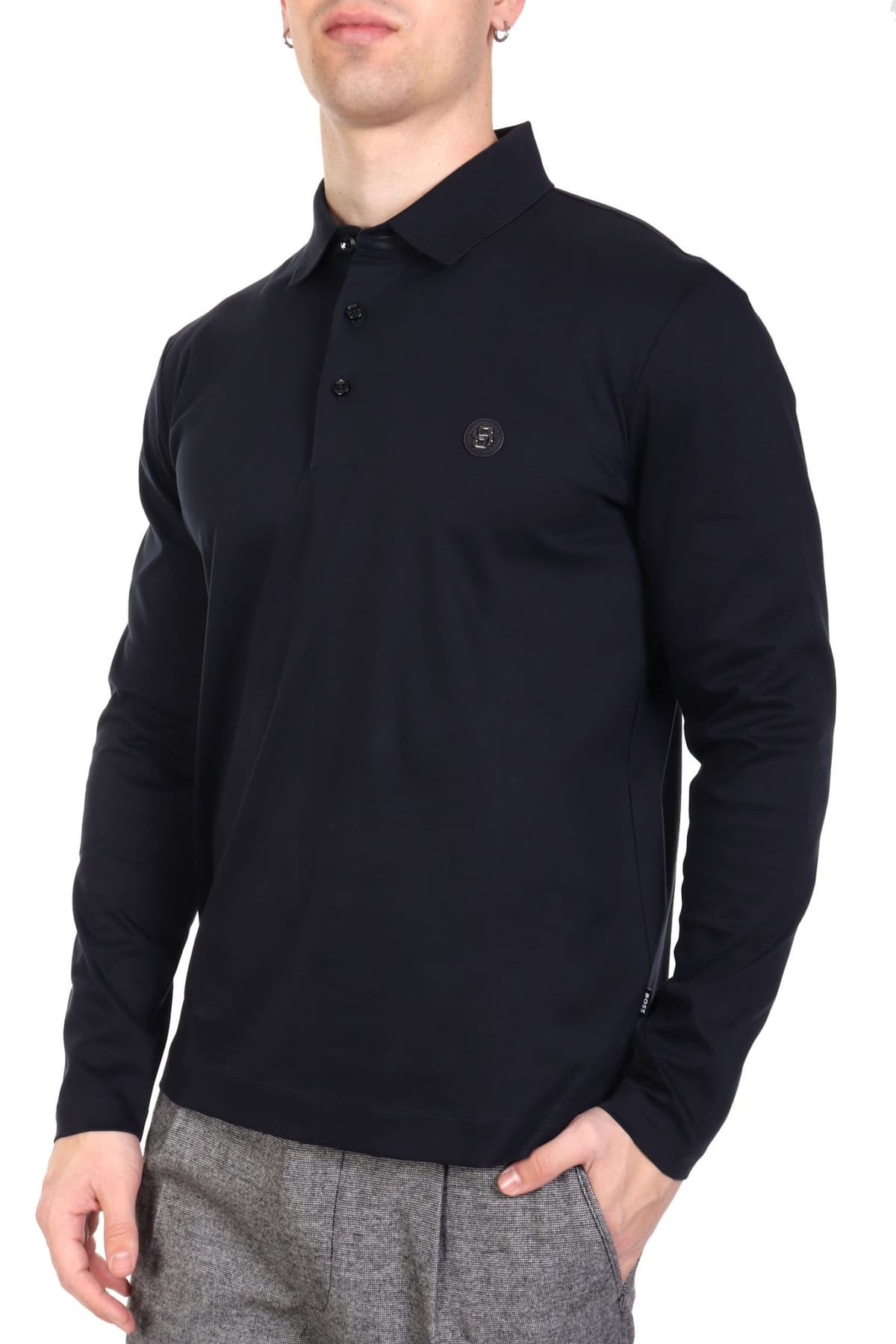 BOSS POLO C-PALEY 01 ΜΠΛΕ