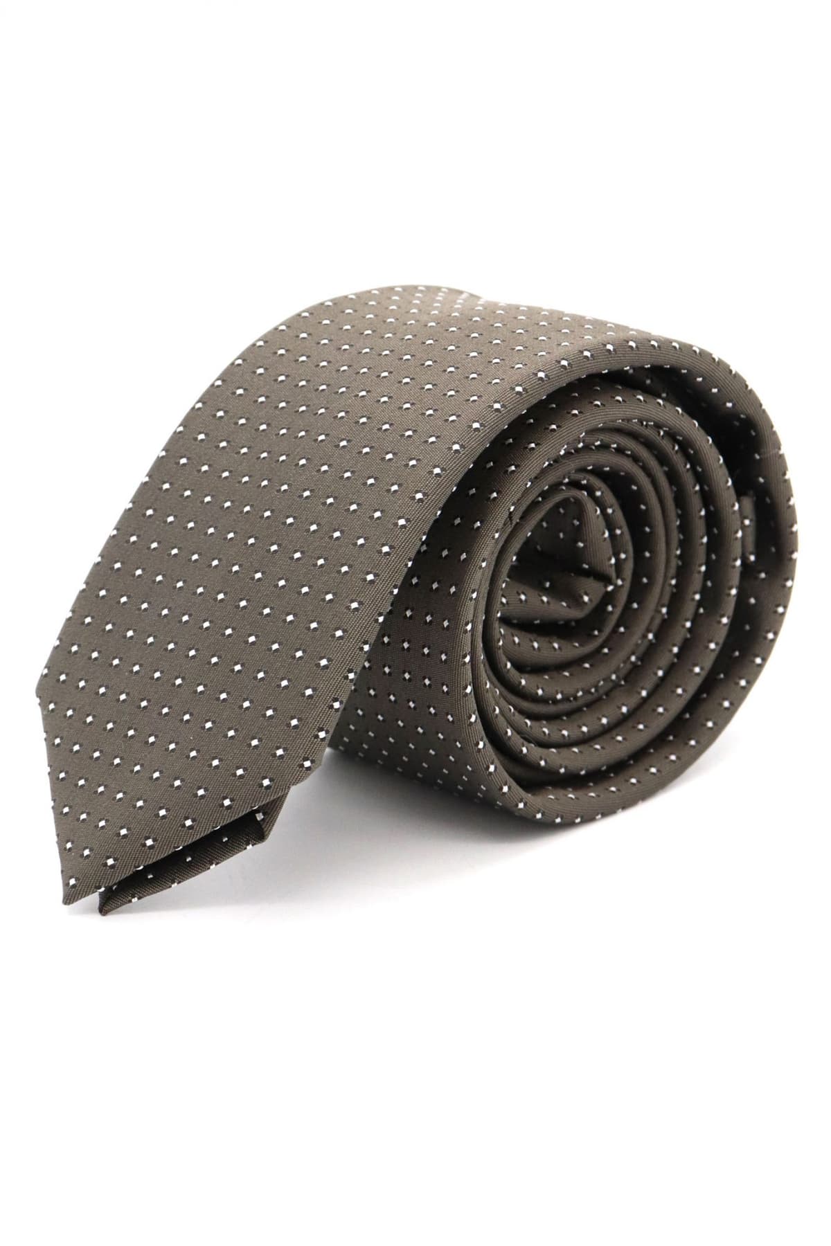 BOSS ΓΡΑΒΑΤΑ H-TIE 6CM ΜΙΚΡΟΣΧΕΔΙΟ XAKI