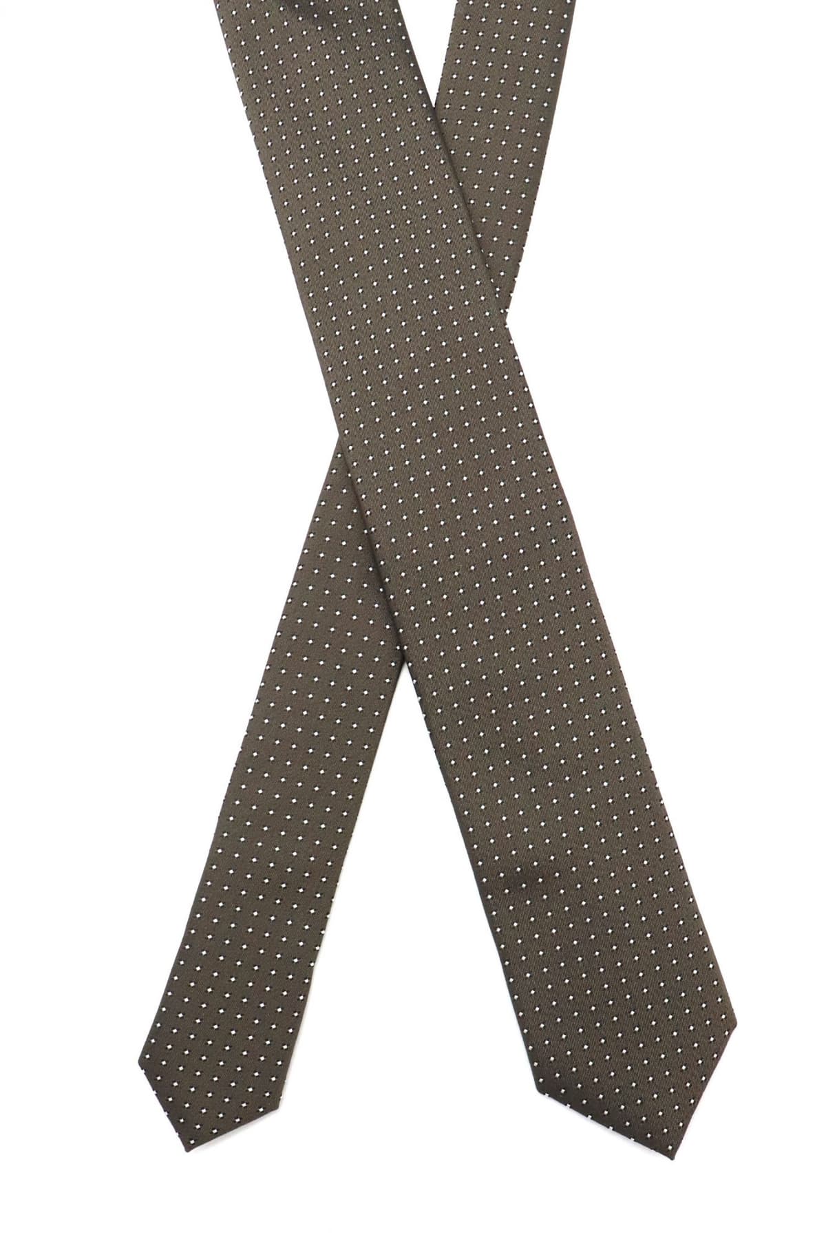 BOSS ΓΡΑΒΑΤΑ H-TIE 6CM ΜΙΚΡΟΣΧΕΔΙΟ XAKI