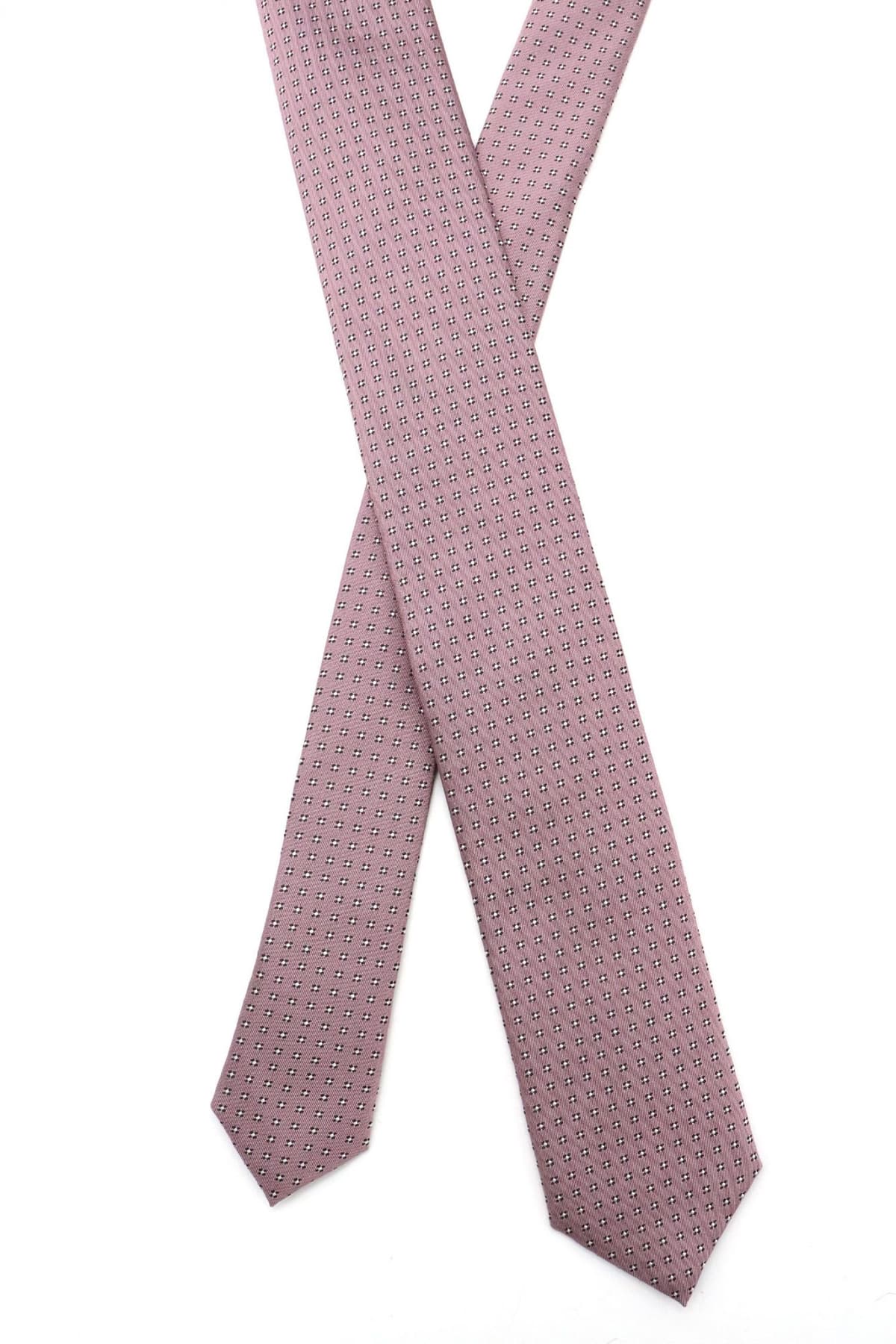 BOSS ΓΡΑΒΑΤΑ H-TIE 6CM ΜΙΚΡΟΣΧΕΔΙΟ ΣΑΠΙΟ ΜΗΛΟ