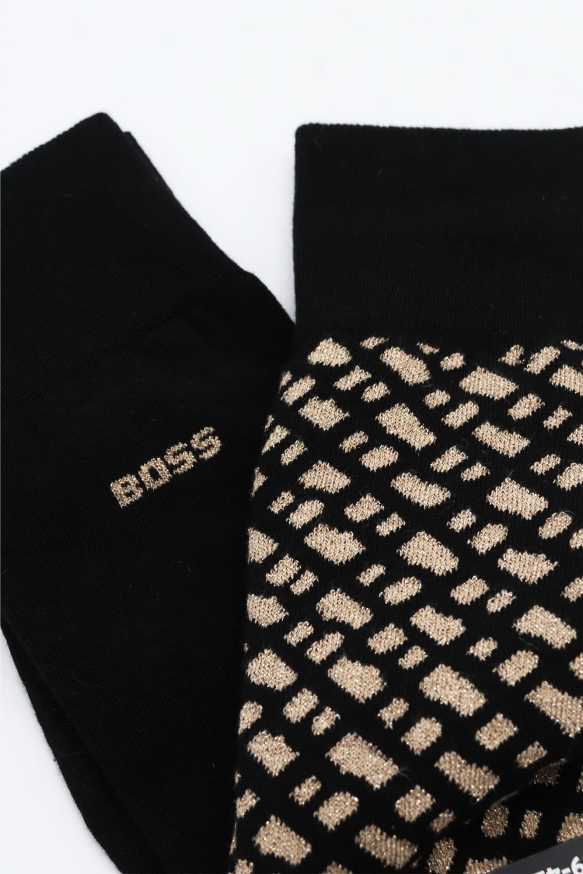 BOSS ΚΑΛΤΣΕΣ 2P RS SHINE MONO CC ΜΑΥΡΟ-ΧΡΥΣΟ