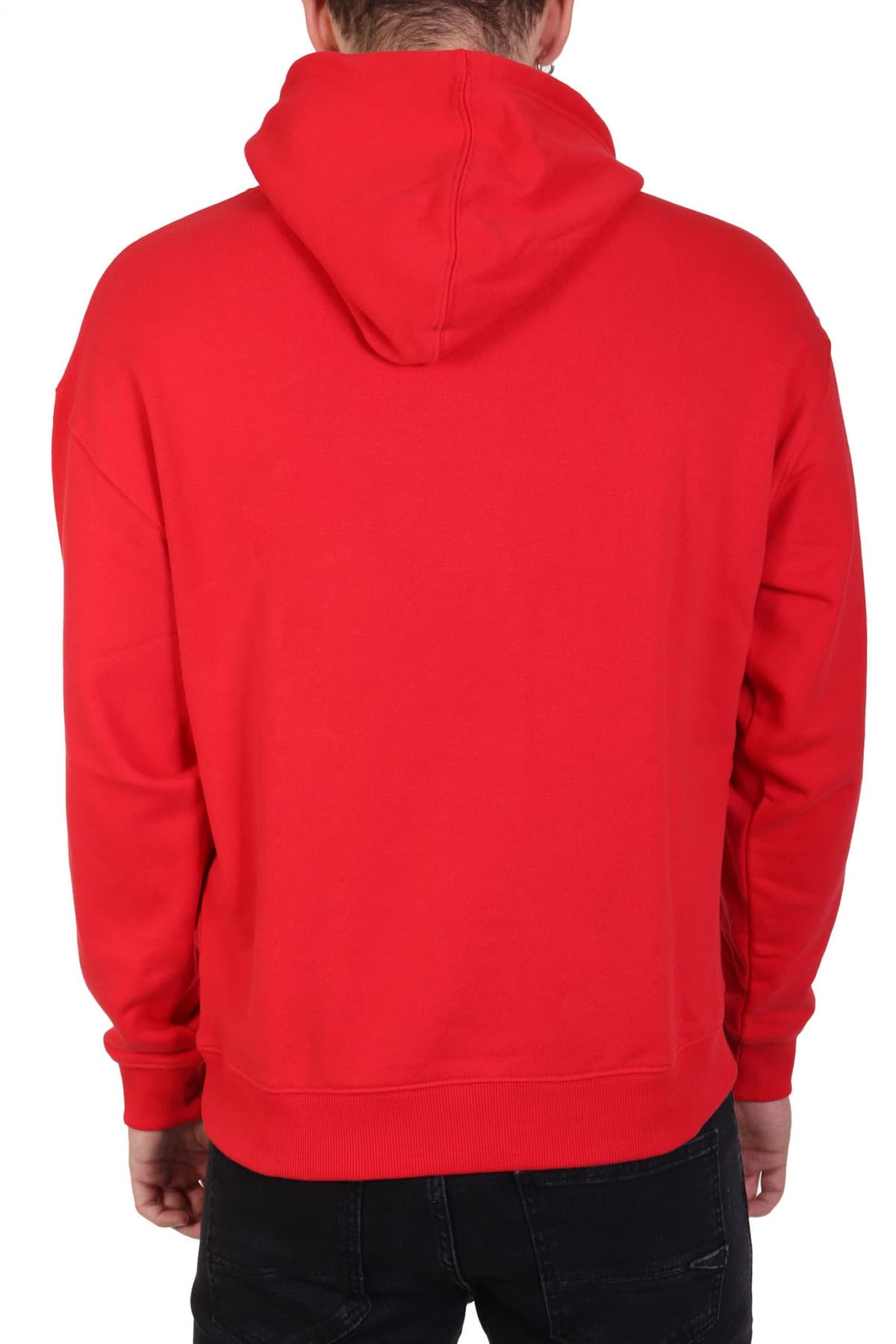 HUGO ΦΟΥΤΕΡ HOODIE DUGOJELLOW LOGO ΚΟΚΚΙΝΟ