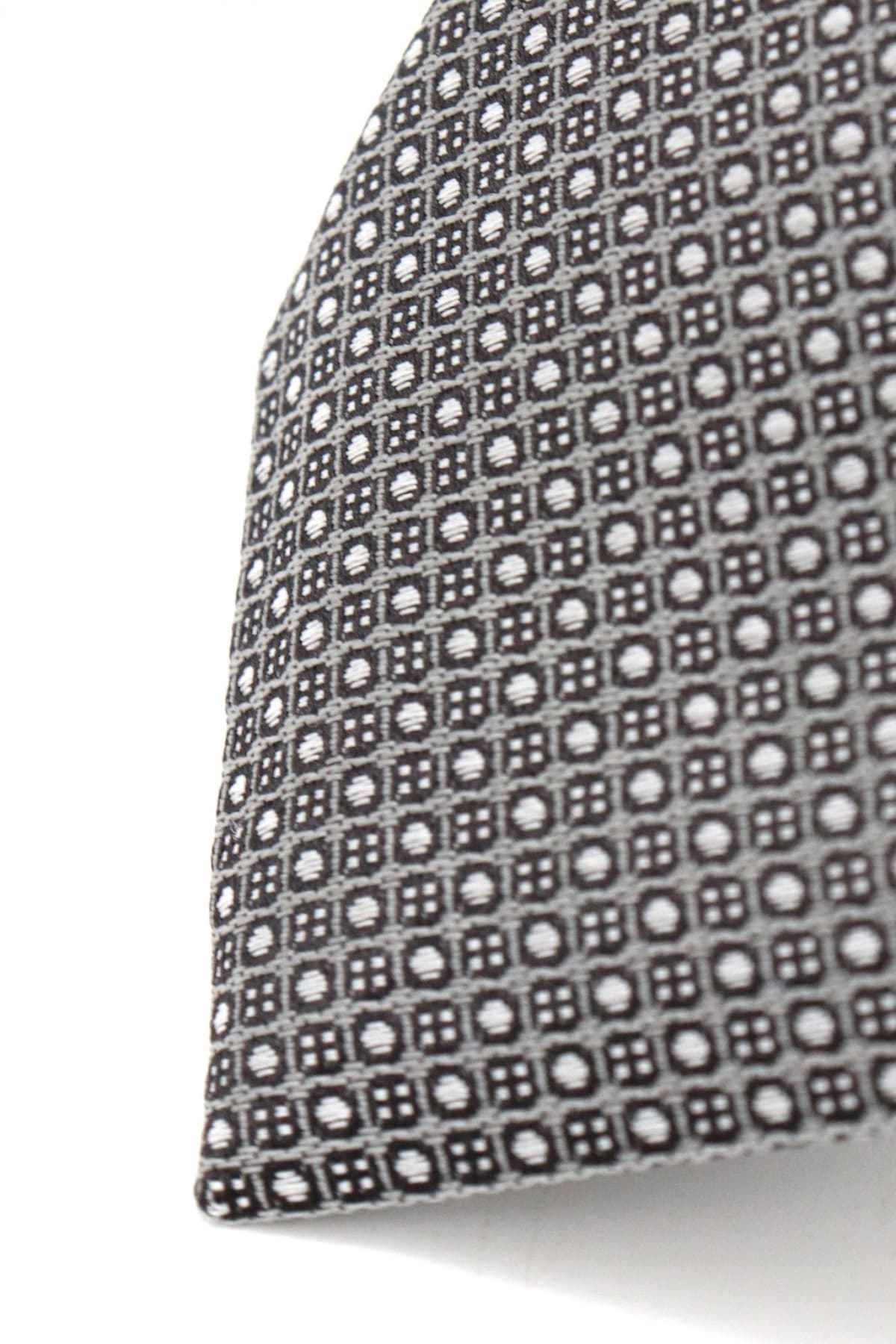 BOSS ΓΡΑΒΑΤΑ H-TIE 7.5CM ΜΙΚΡΟΣΧΕΔΙΟ ΓΚΡΙ