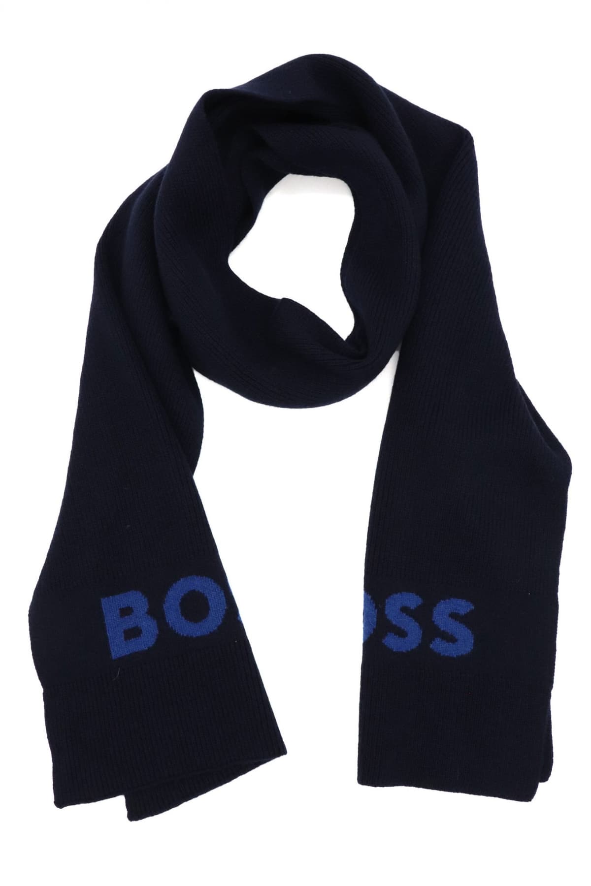 BOSS ΚΑΣΚΩΛ ELIAS_SCARF ΜΠΛΕ