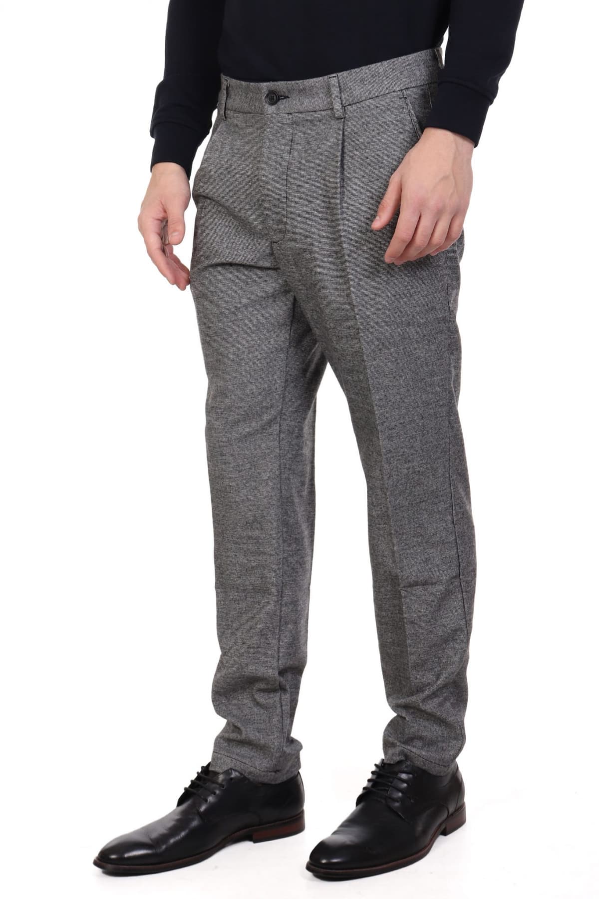 BOSS ΠΑΝΤΕΛΟΝΙ CHINO REGULAR TAPERED H-KANE-PL ΓΚΡΙ