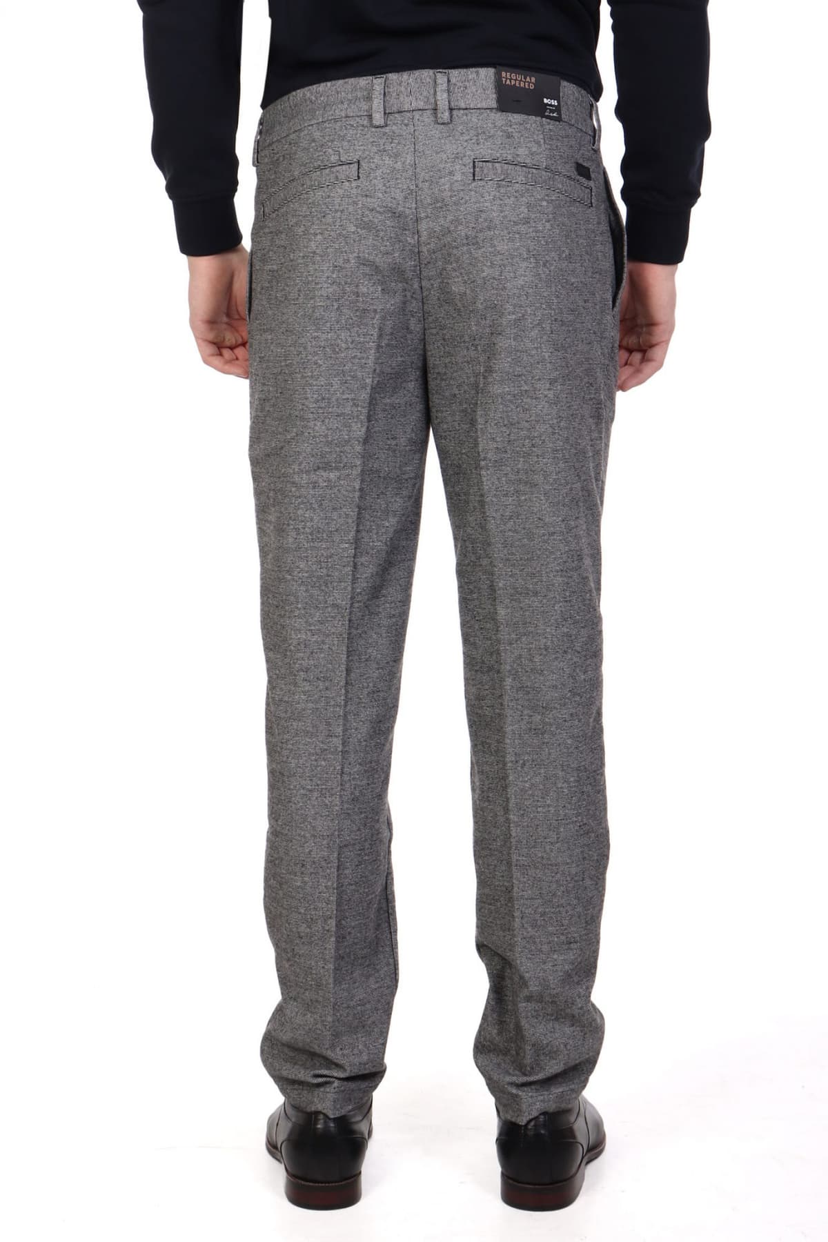 BOSS ΠΑΝΤΕΛΟΝΙ CHINO REGULAR TAPERED H-KANE-PL ΓΚΡΙ