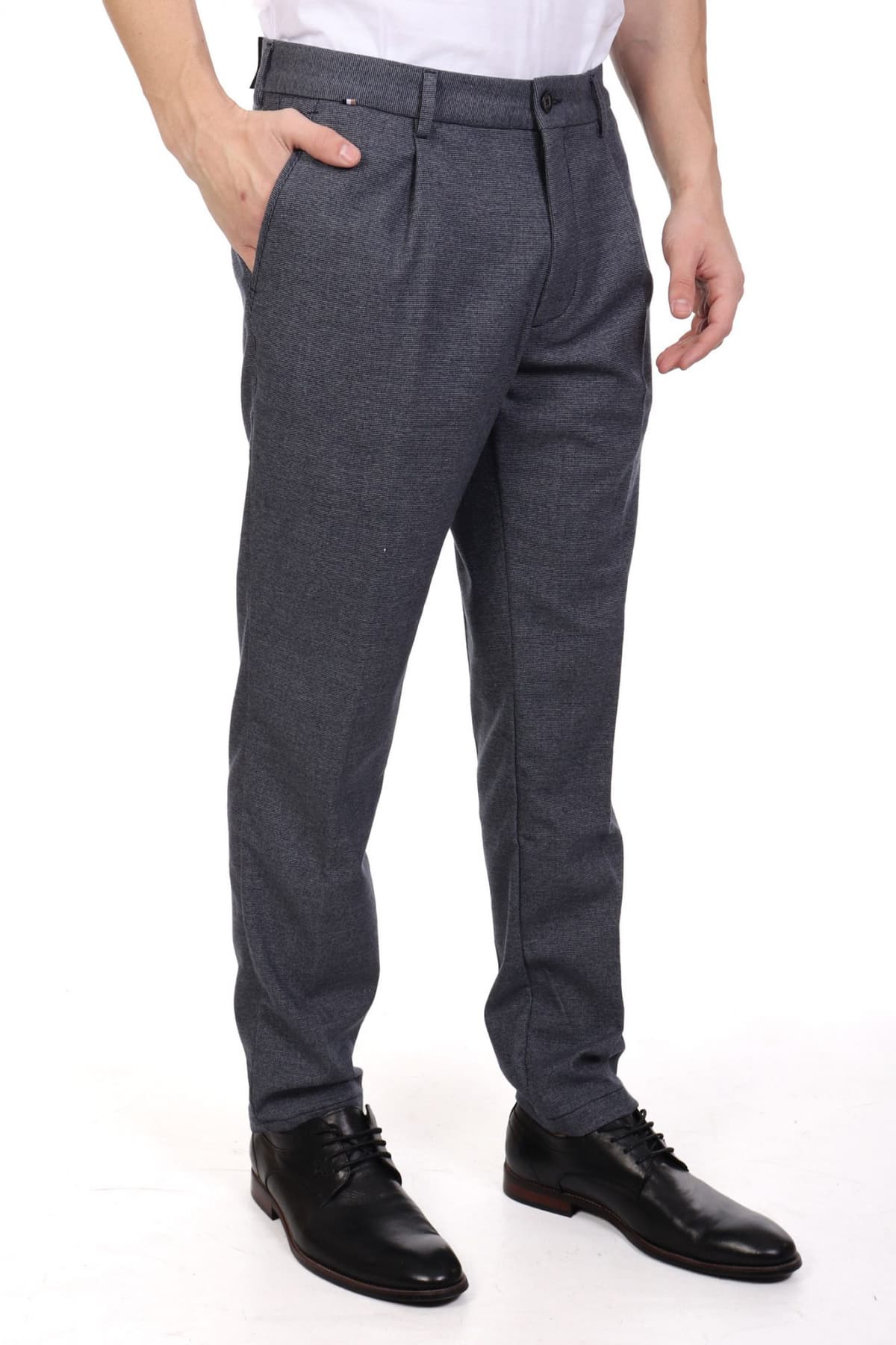 BOSS ΠΑΝΤΕΛΟΝΙ CHINO REGULAR TAPERED H-KANE-PL ΜΠΛΕ