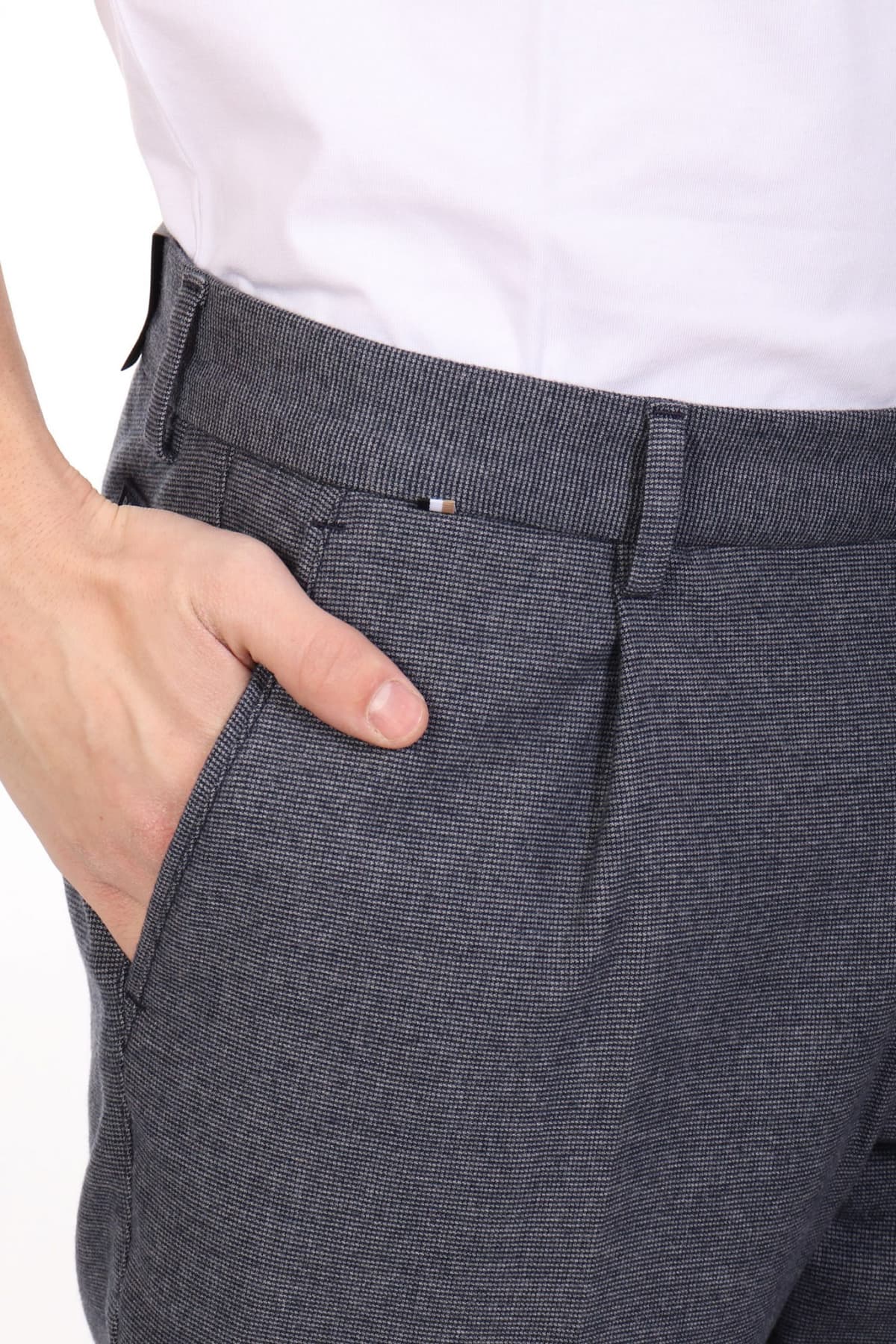 BOSS ΠΑΝΤΕΛΟΝΙ CHINO REGULAR TAPERED H-KANE-PL ΜΠΛΕ