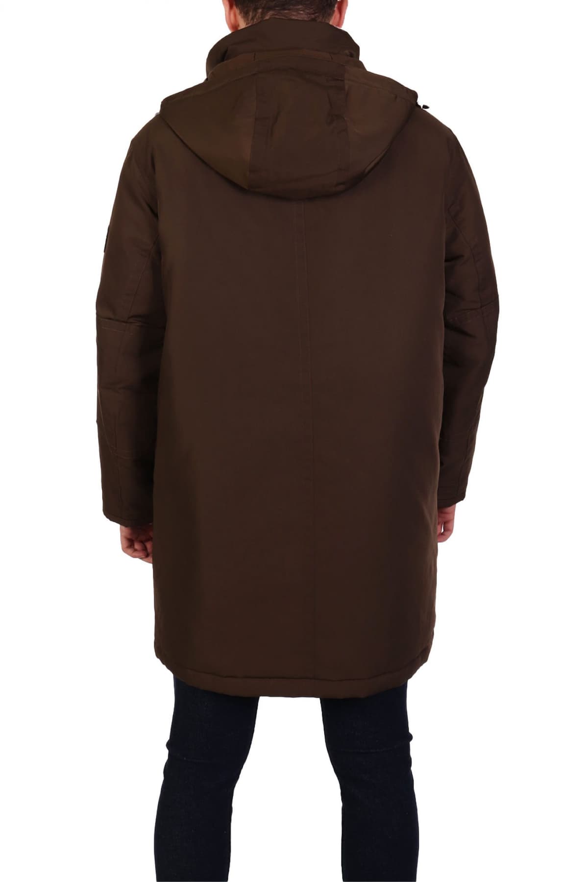 BOSS ΜΠΟΥΦΑΝ JACKET ΑΠΟΣΠΩΜΕΝΗ ΚΟΥΚΟΥΛΑ H-COYAN ΧΑΚΙ