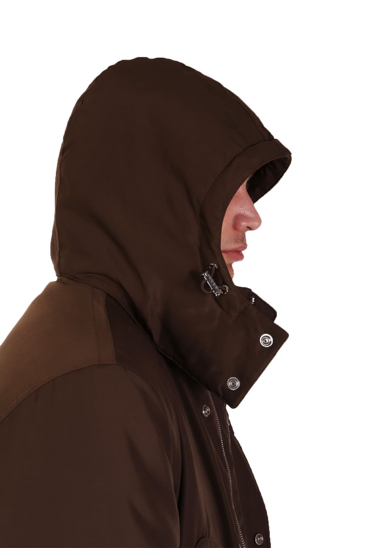 BOSS ΜΠΟΥΦΑΝ JACKET ΑΠΟΣΠΩΜΕΝΗ ΚΟΥΚΟΥΛΑ H-COYAN ΧΑΚΙ