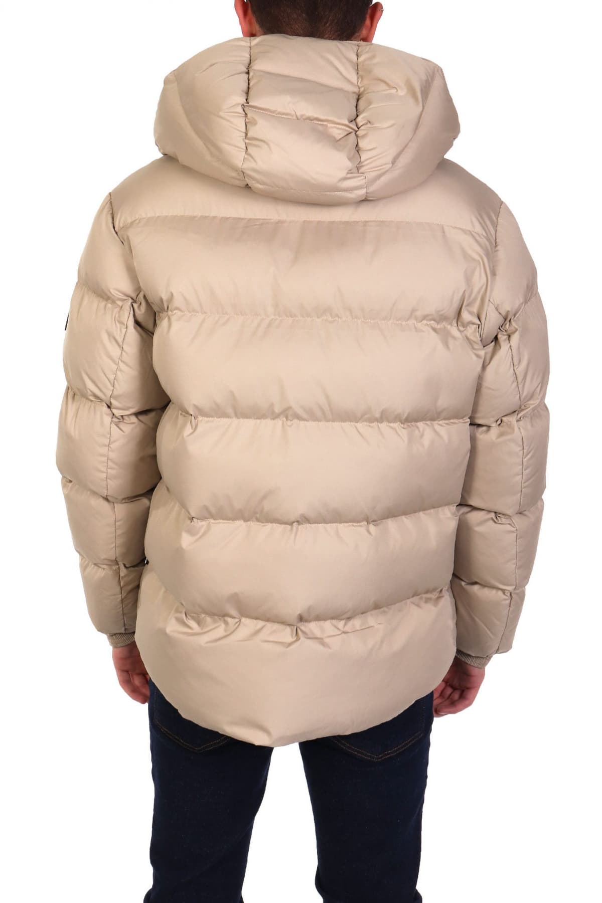 BOSS ΜΠΟΥΦΑΝ PUFFER ΑΠΟΣΠΩΜΕΝΗ ΚΟΥΚΟΥΛΑ H-COMBINIAN3 ΜΠΕΖ