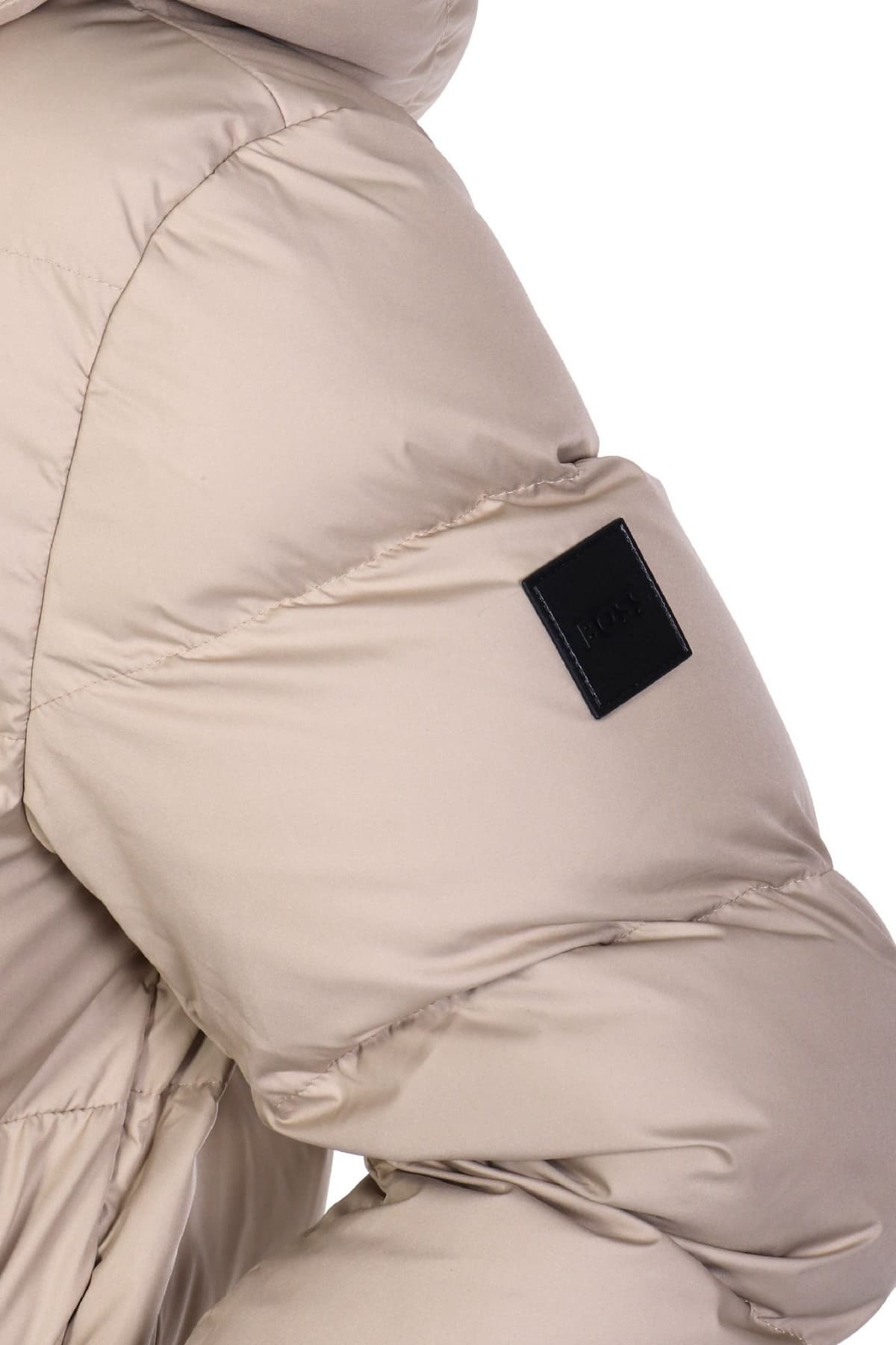 BOSS ΜΠΟΥΦΑΝ PUFFER ΑΠΟΣΠΩΜΕΝΗ ΚΟΥΚΟΥΛΑ H-COMBINIAN3 ΜΠΕΖ